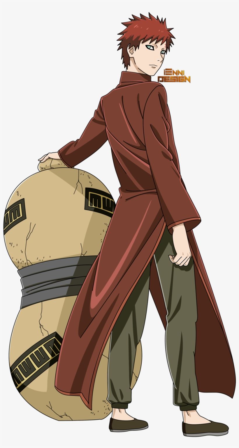 Gaara Of The Sand By Iennidesign Naruto Sasuke Sakura, Characters Costume Transparent PNG Download on NicePNG