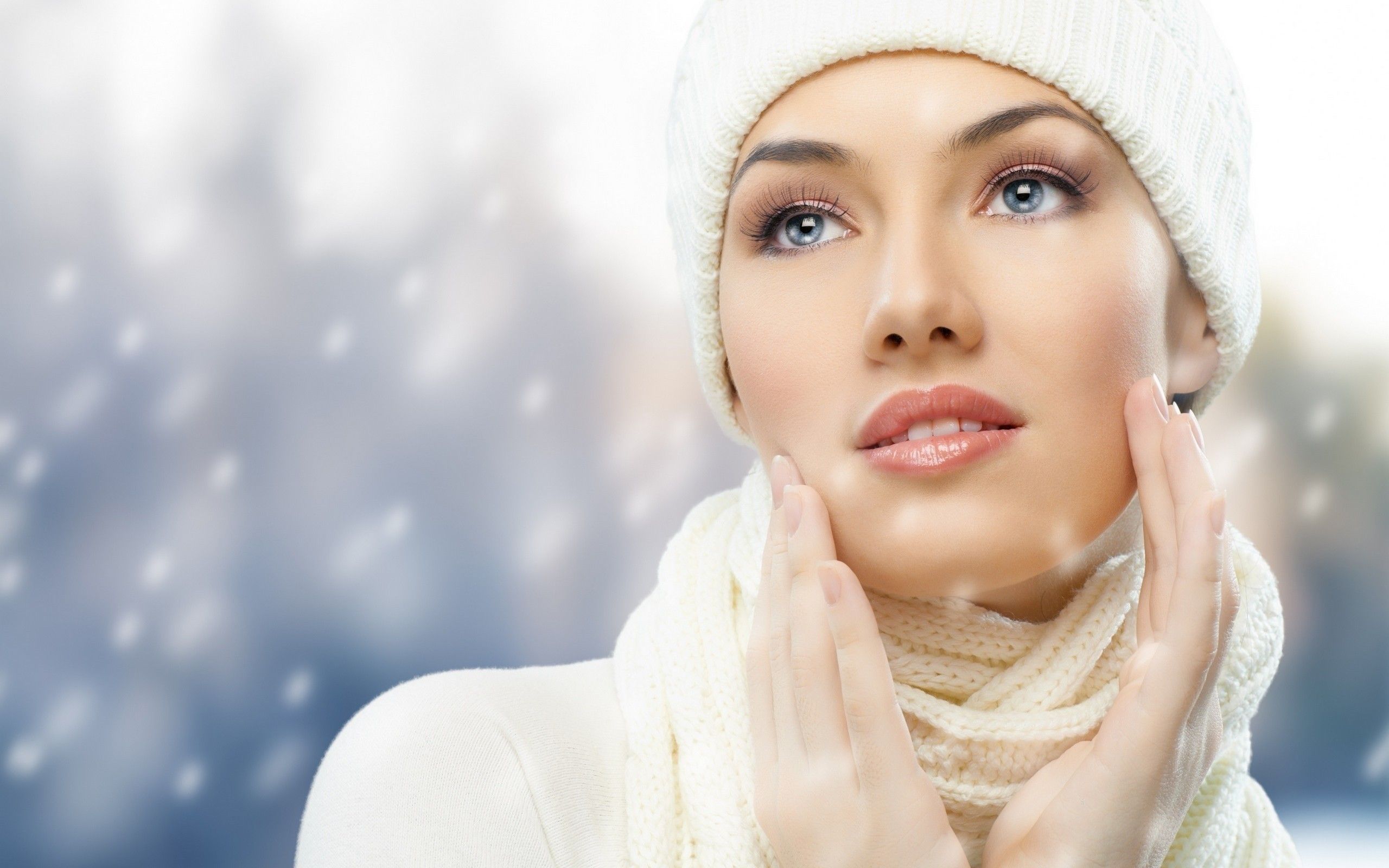 Beautiful Winter Girl Wallpaper And Of Skin In Winter Wallpaper & Background Download