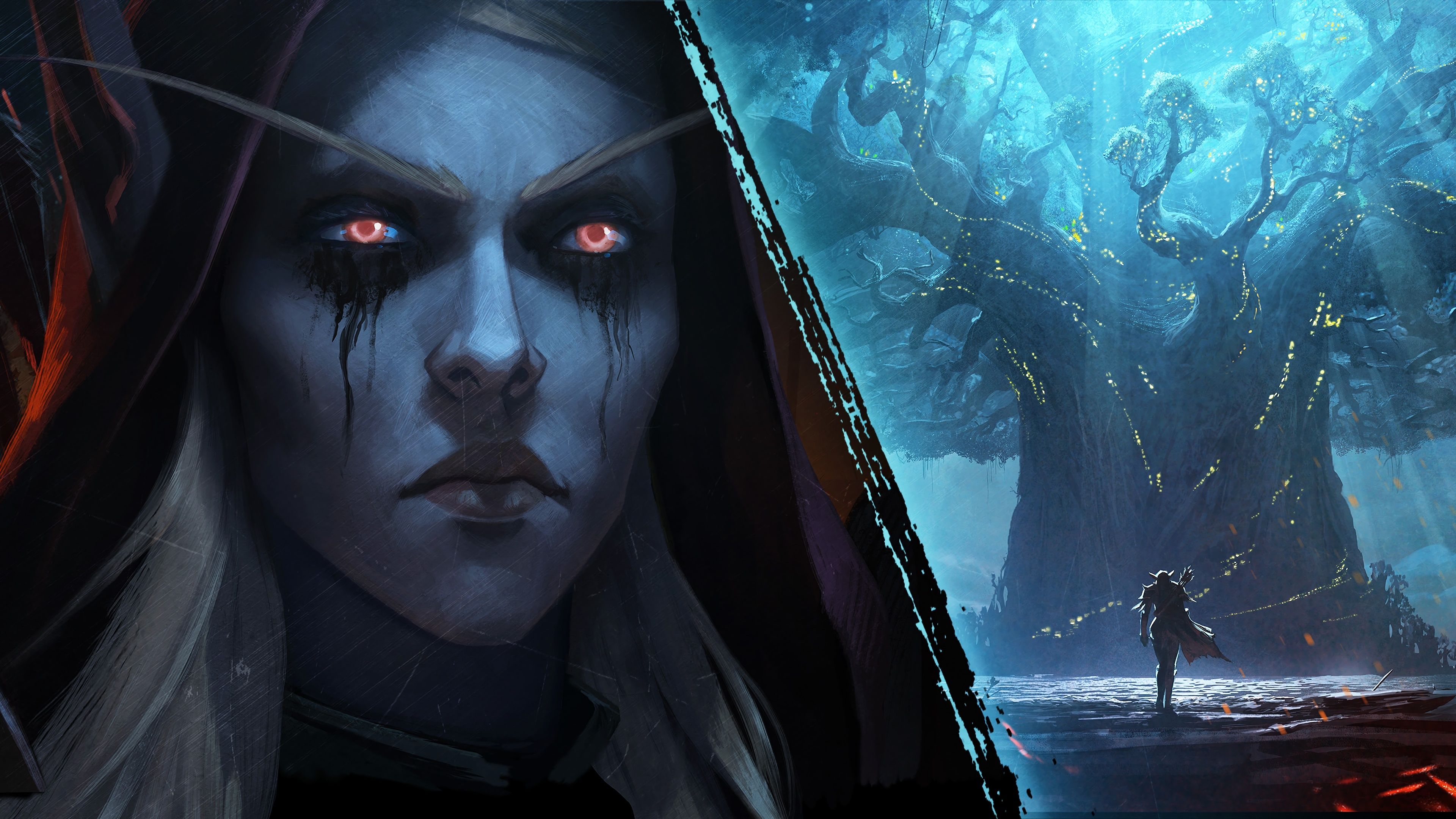 Sylvanas Windrunner Teldrassil World of Warcraft: Battle for Azeroth 4K