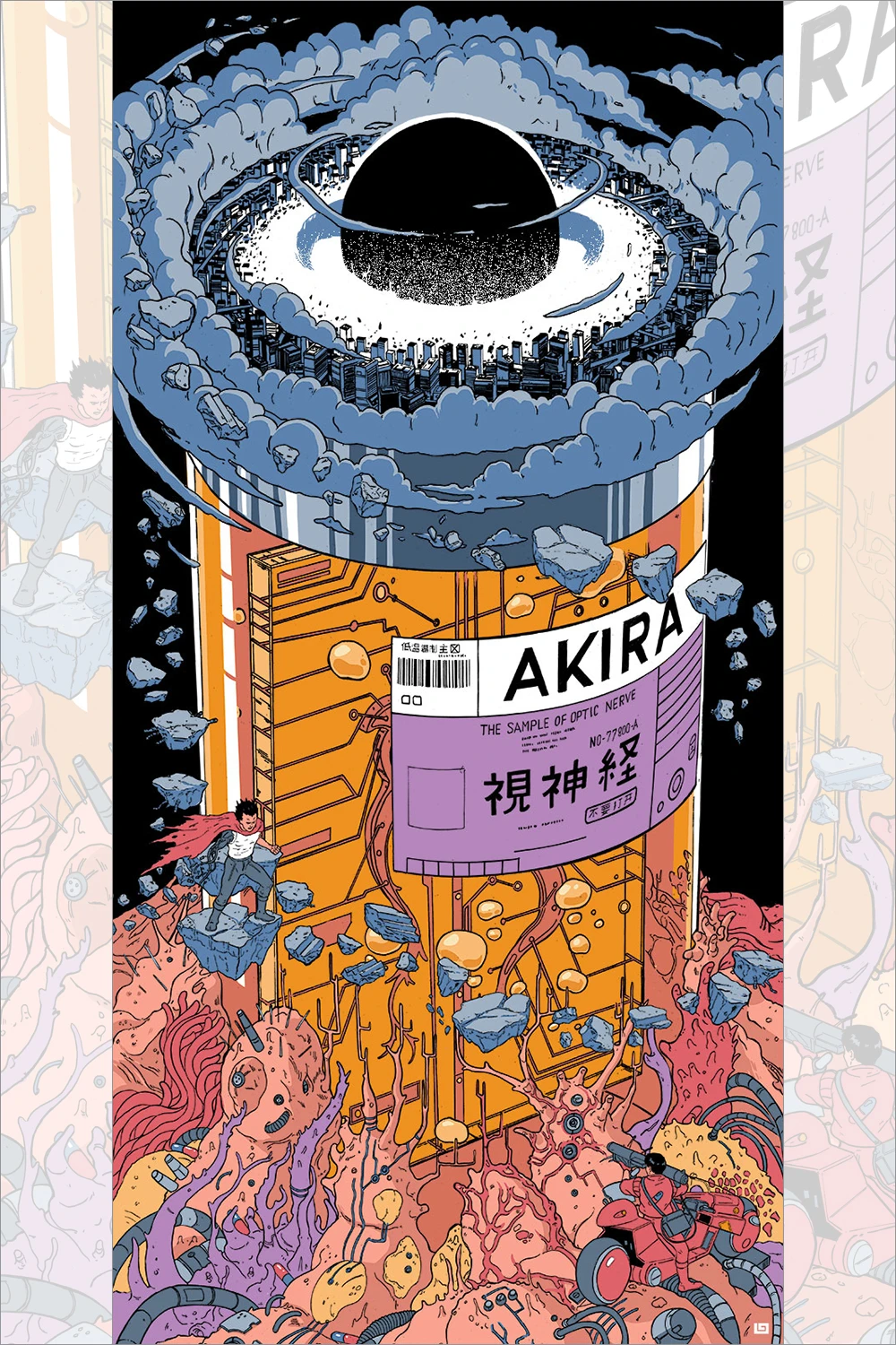 Akira” by Laurie Greasley. Art wallpaper, Anime wall art, Aesthetic anime