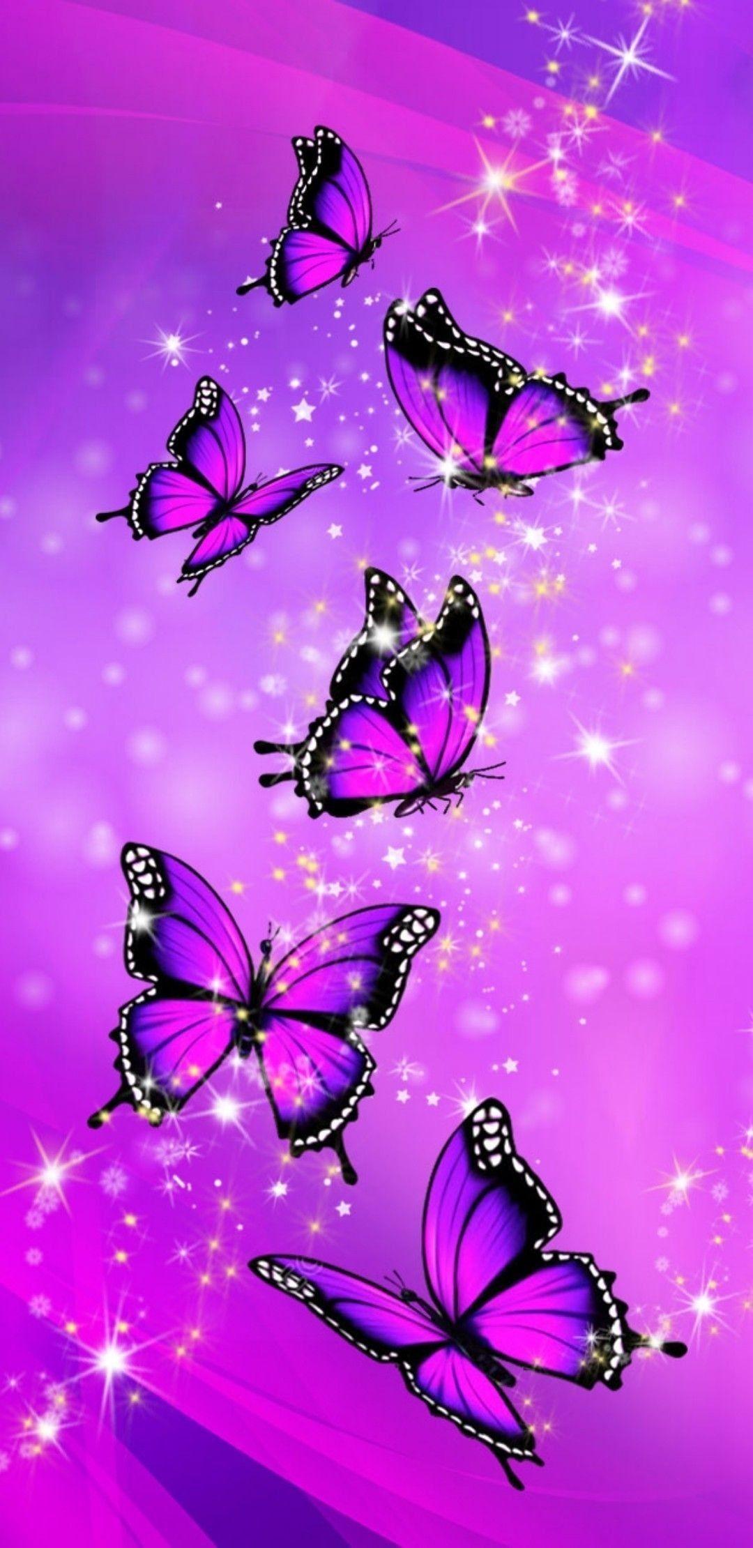 Aesthetic Butterfly Purple Wallpapers  Wallpaper Cave