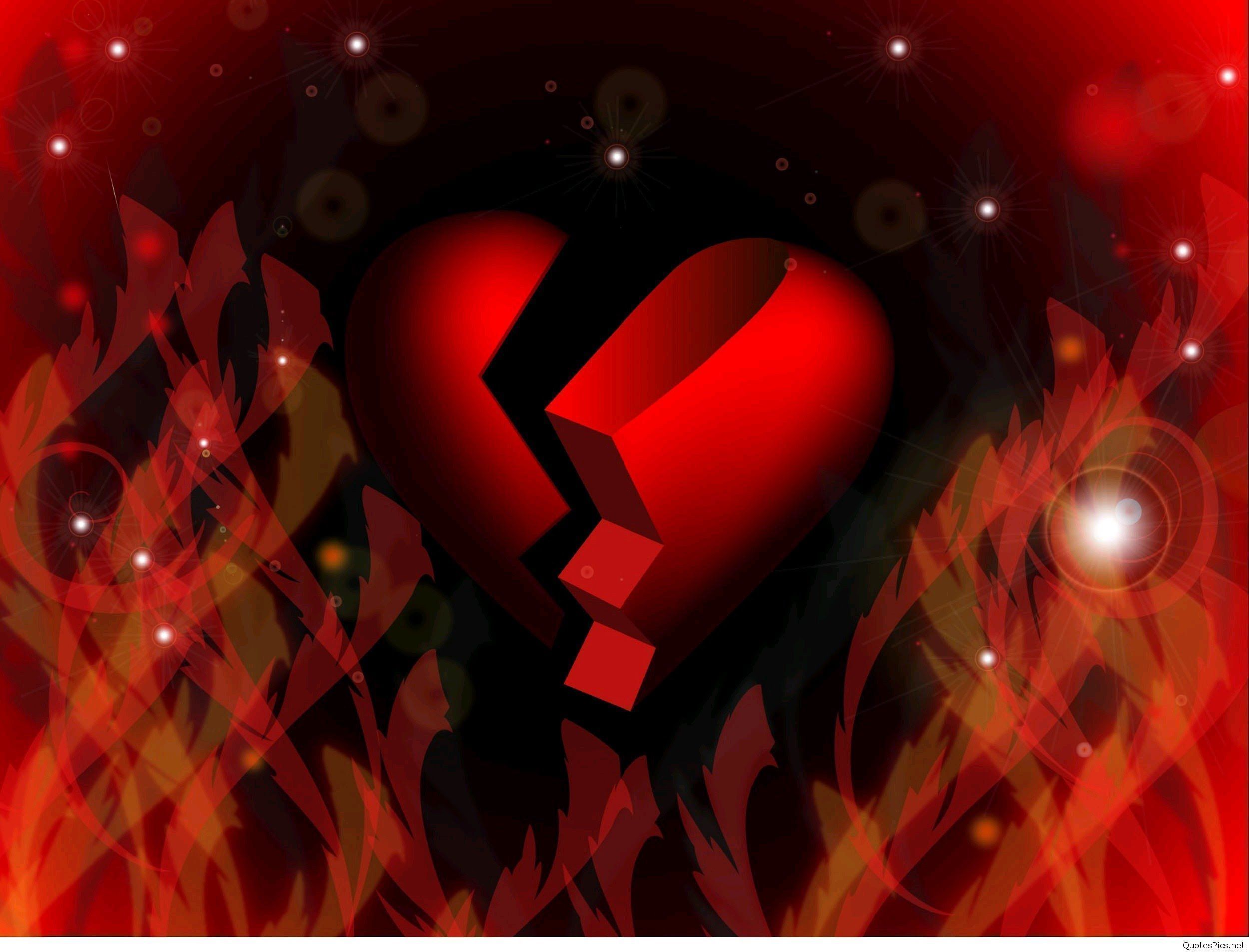 Wallpaper Broken Heart