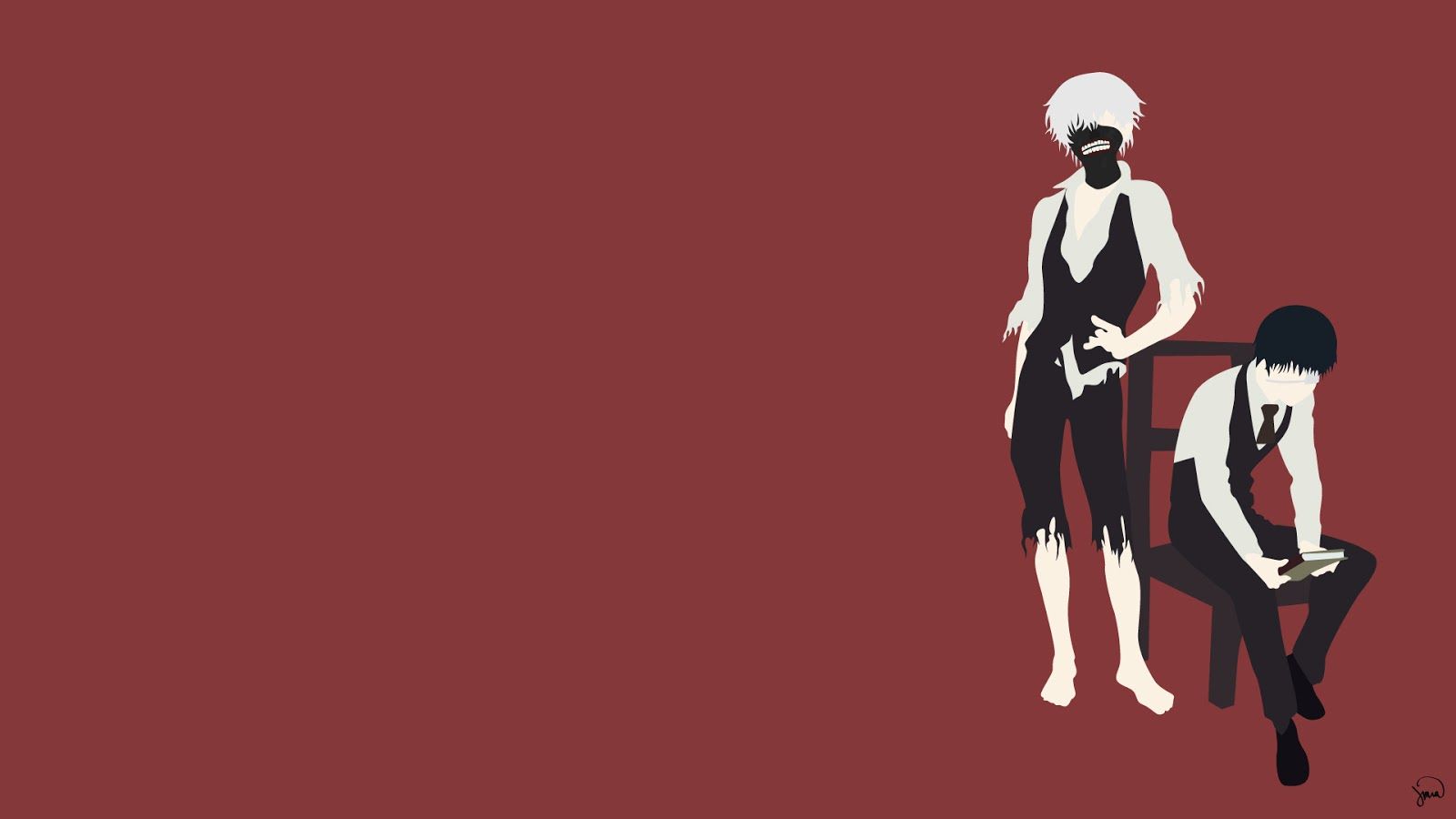 Tokyo Ghoul Minimalist Wallpapers - Wallpaper Cave