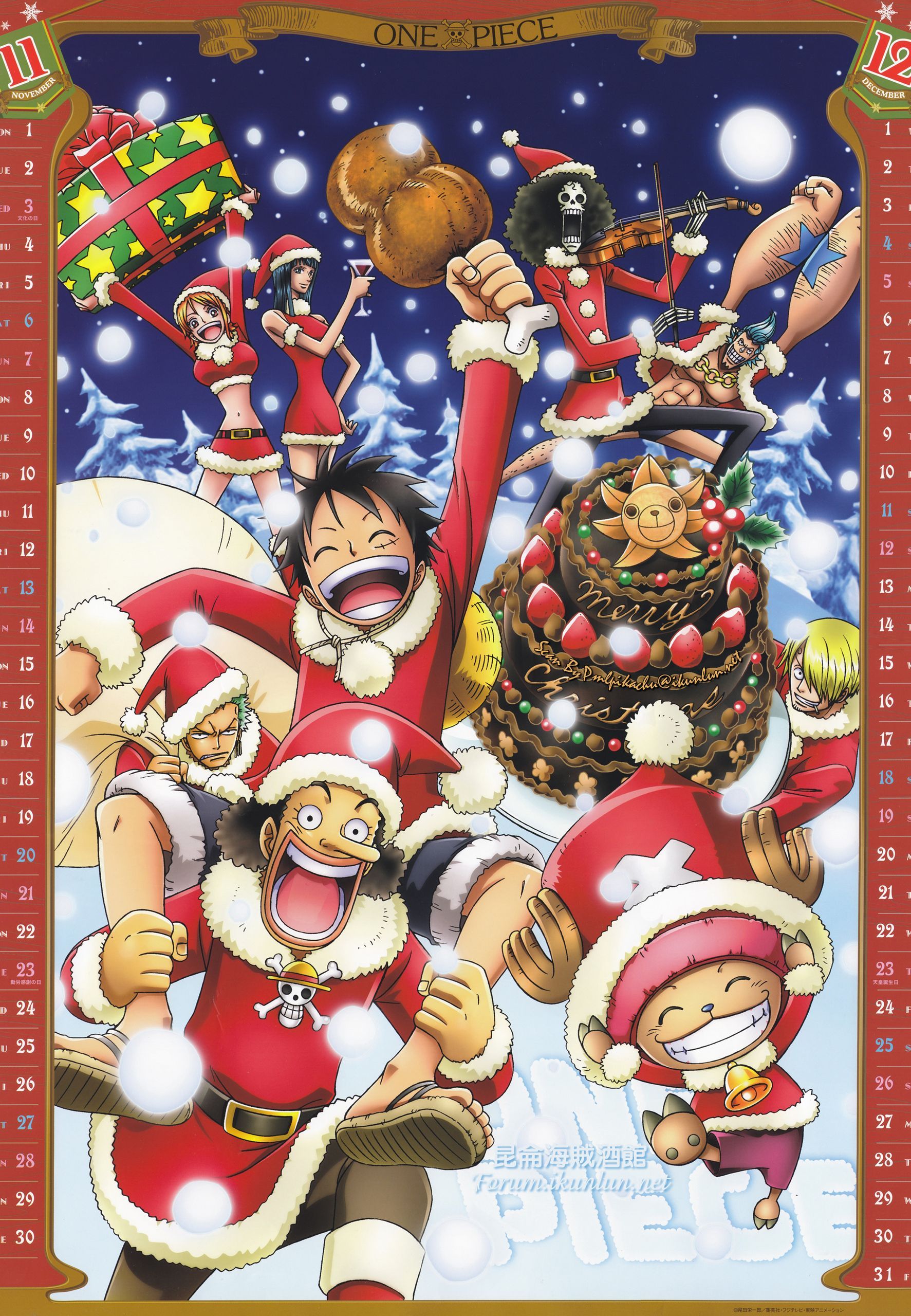 Pin by Alexandra French on ONEPIECE  Anime christmas Christmas cartoon  characters Iphone wallpaper logo