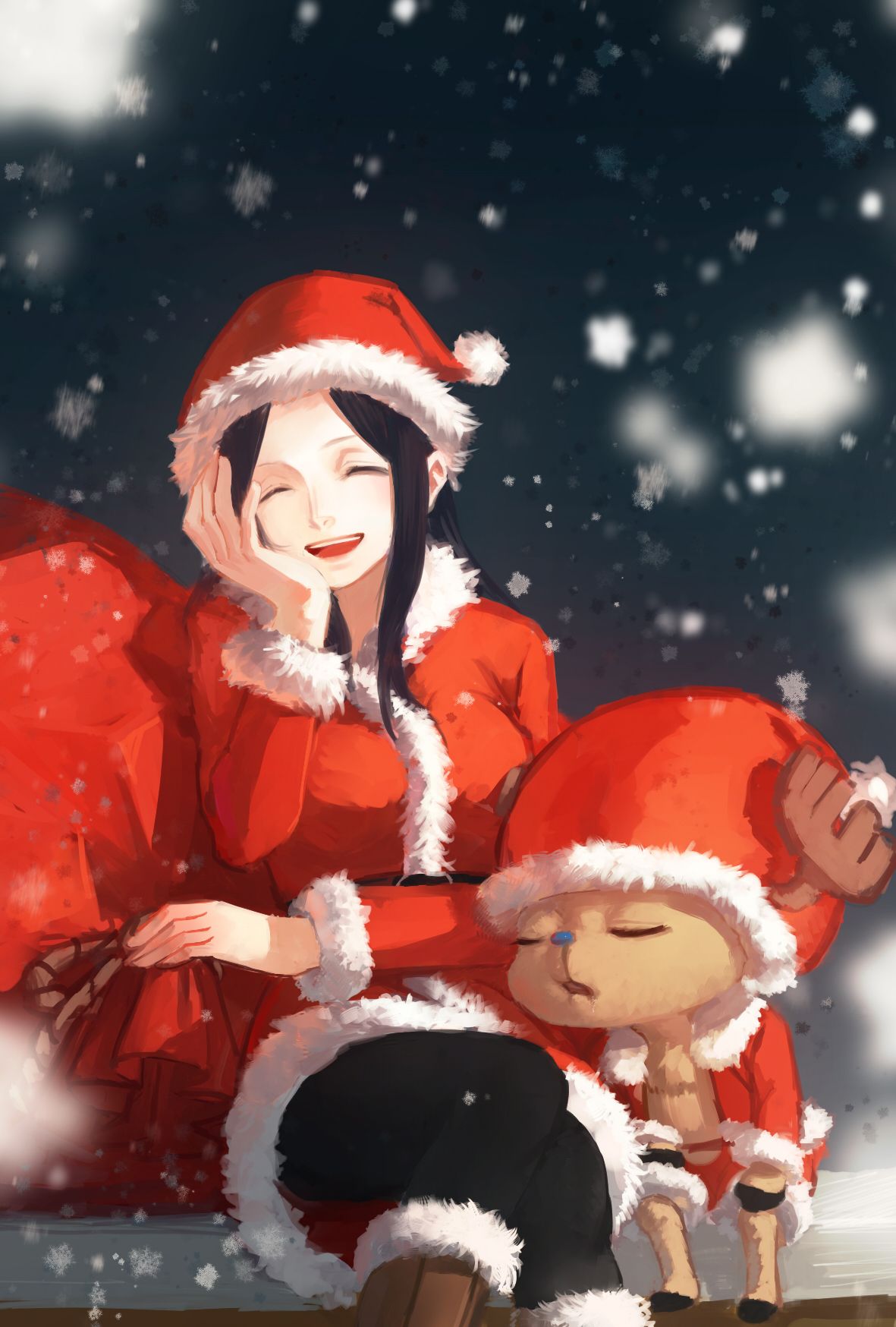 One Piece Christmas Wallpapers  Top Free One Piece Christmas Backgrounds   WallpaperAccess