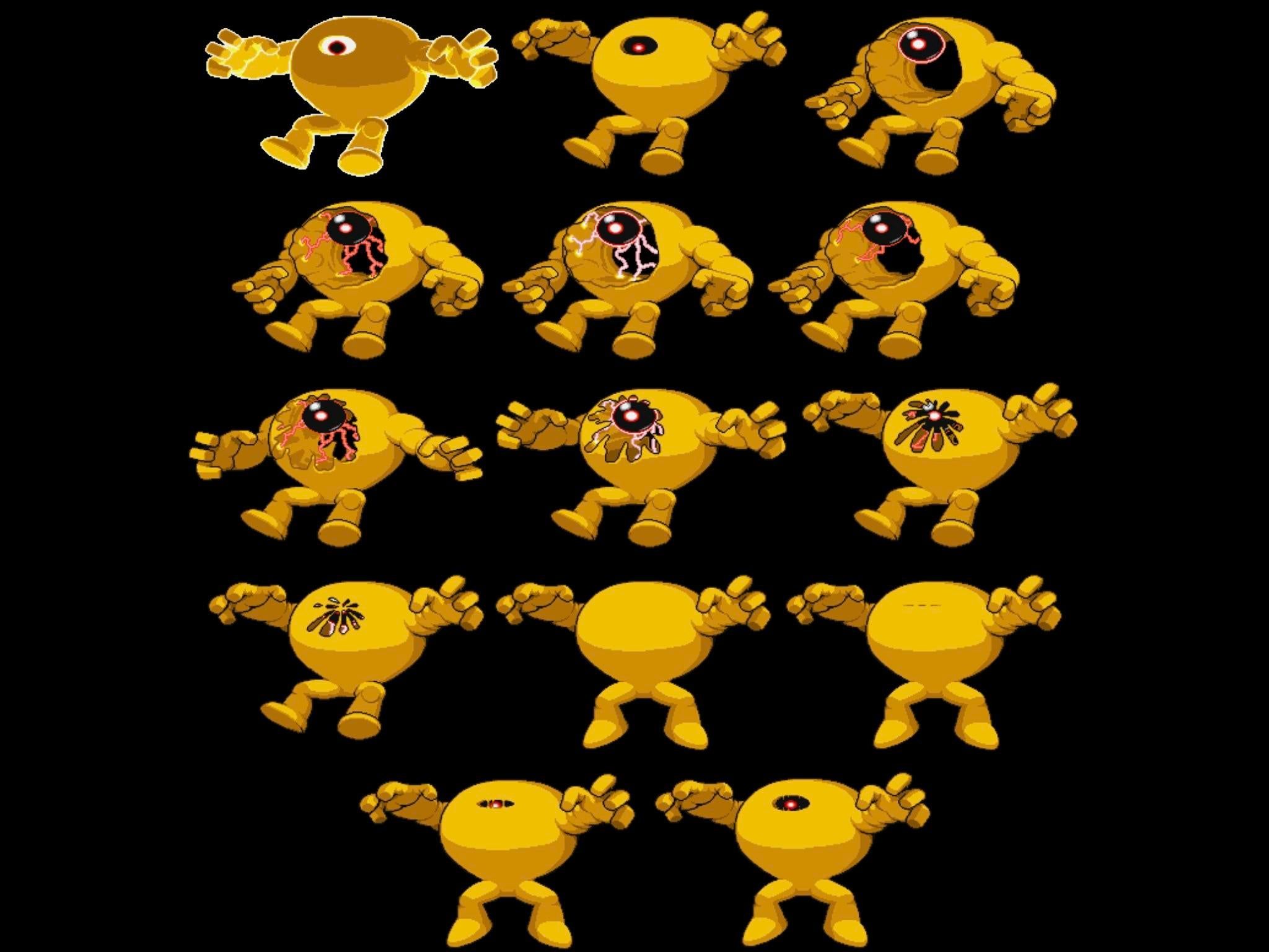 Yellow Devil Is An Electro Magnetic Sphere That Upon Activating, Can Attract Some Kind Of A Yellow Substance To Itself And Give It Any Form It Likes