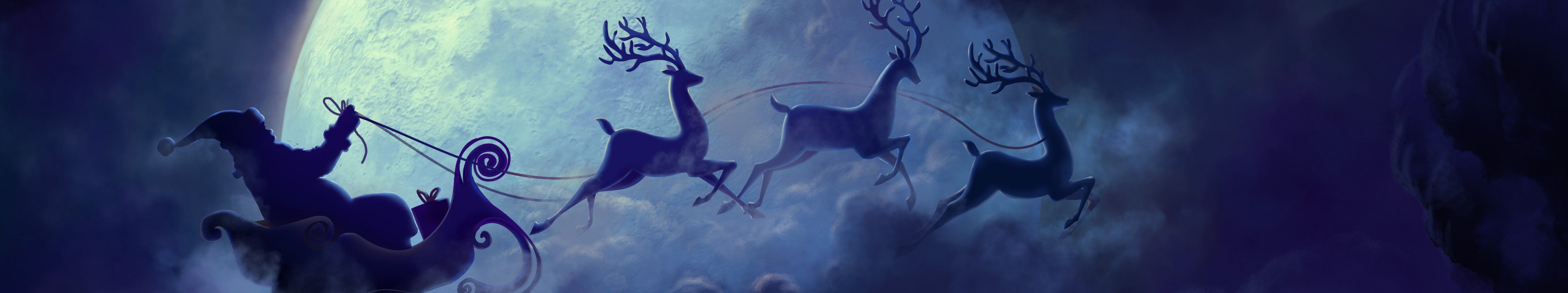 Dual Screen Christmas Wallpaper