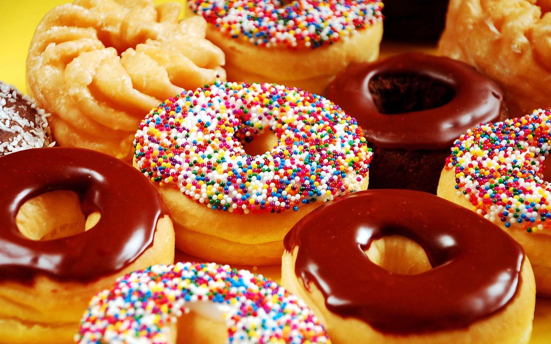 Donut Desktop Wallpaper Free HD Wallpaper