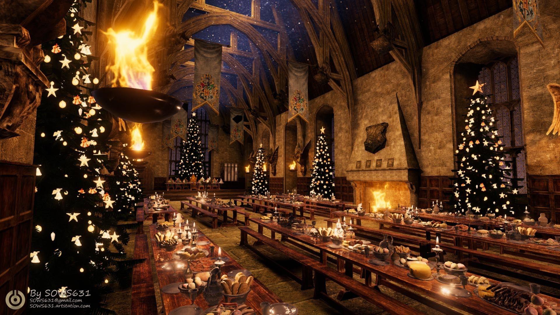 Merry Christmas Harry Potter Wallpapers - Wallpaper Cave