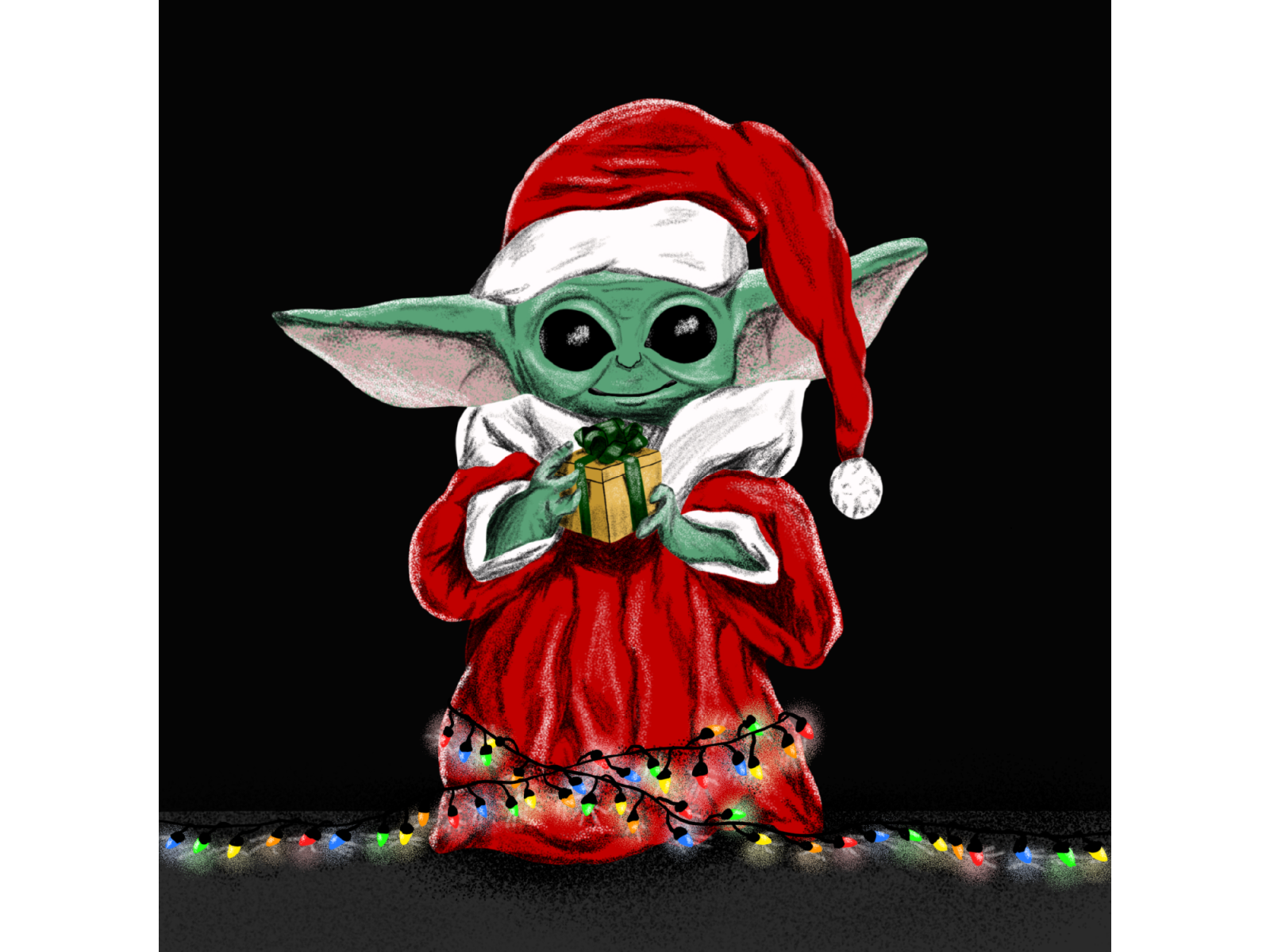 A Baby Yoda Christmas by Adam Hawkins on Dribbble
