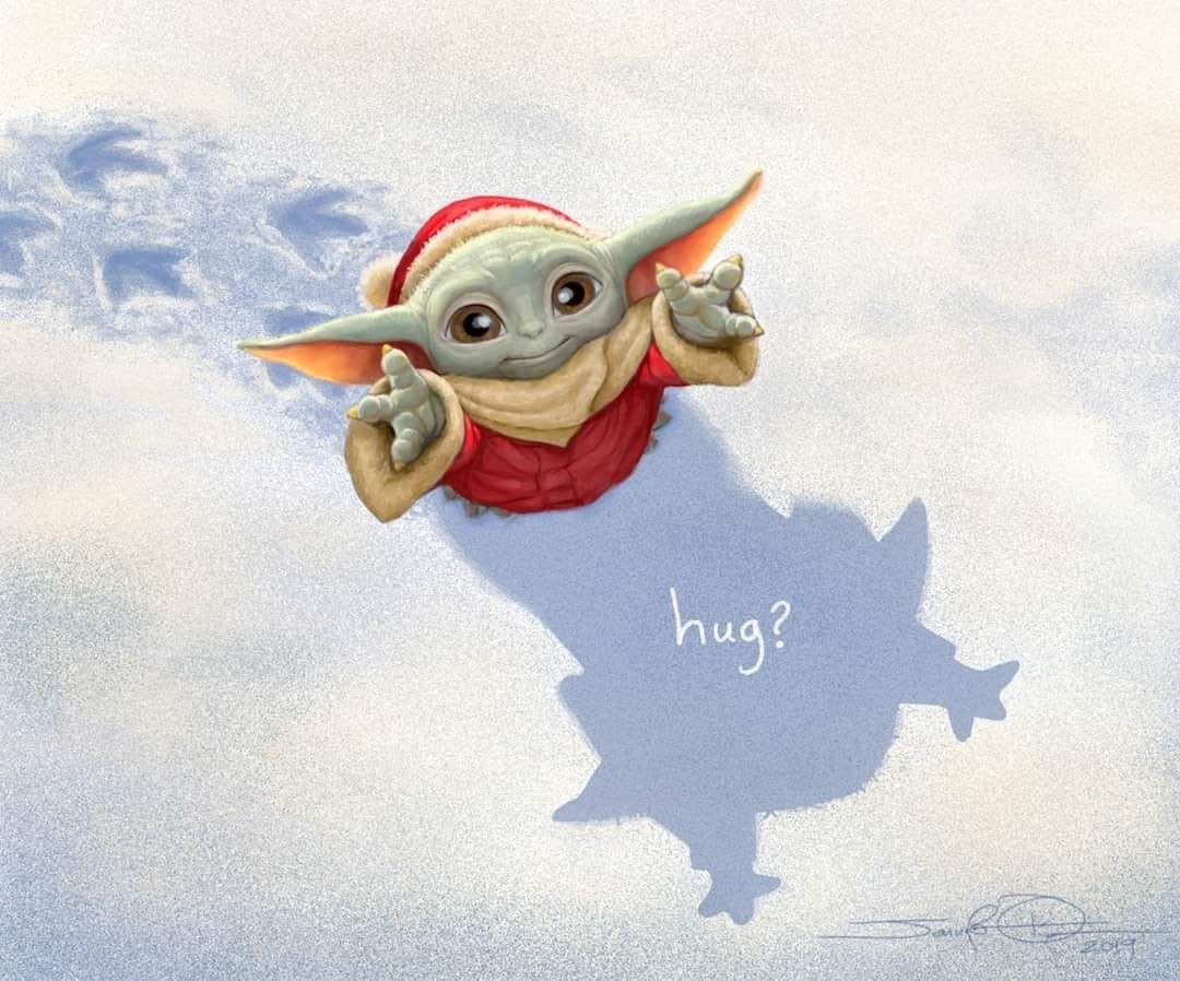 Baby Yoda Hug