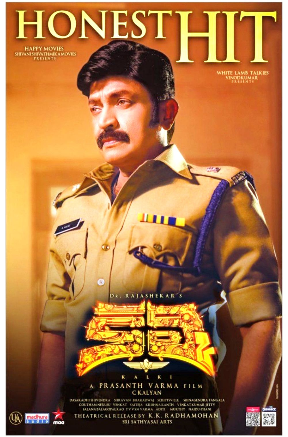 Rajasekhar Kalki Movie Honest Hit Posters. New Movie Posters