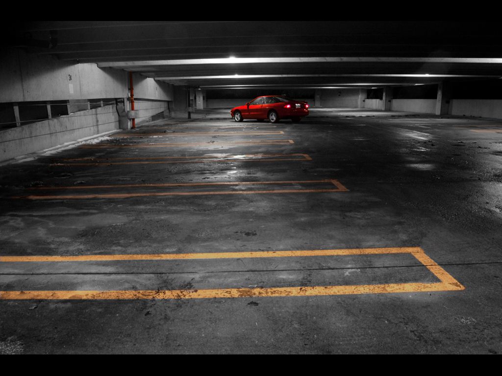 Download Empty Car Park Supreme Laptop Wallpaper