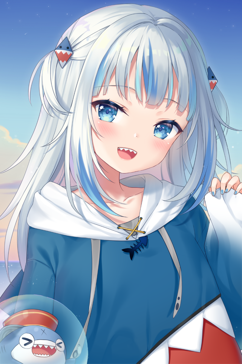 Gawr Gura Vtuber 4k 8030e Wallpaper Pc Desktop 7097