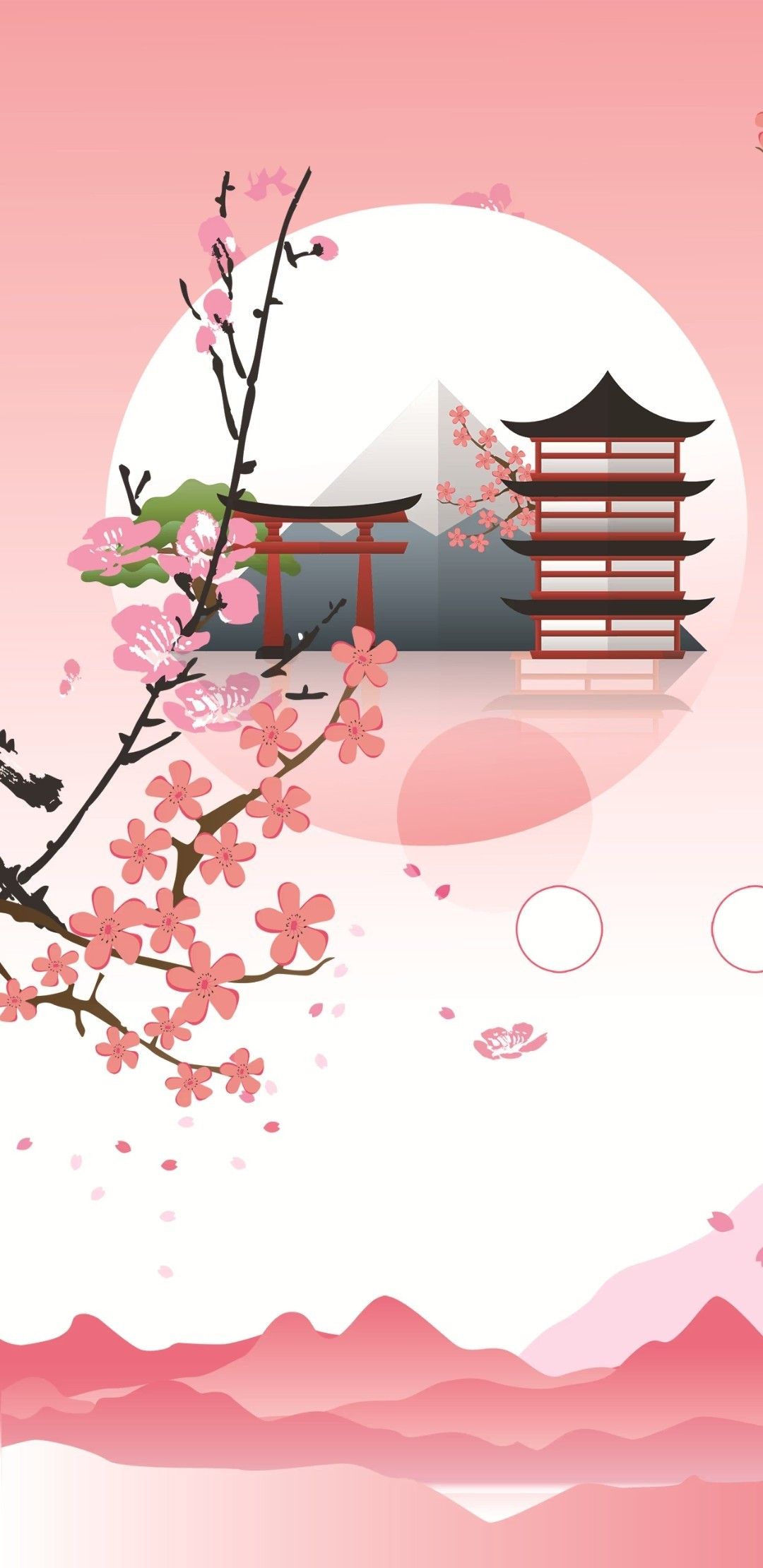 Japanese / Cherry Blossom Wallpaper. Kawaii wallpaper, Cherry blossom wallpaper, Blossoms art