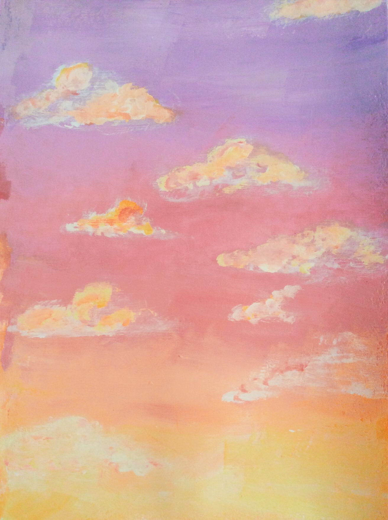 Cloud Painting Ideas Inspiration. Sky art painting, Sunset painting, Sunset canvas painting