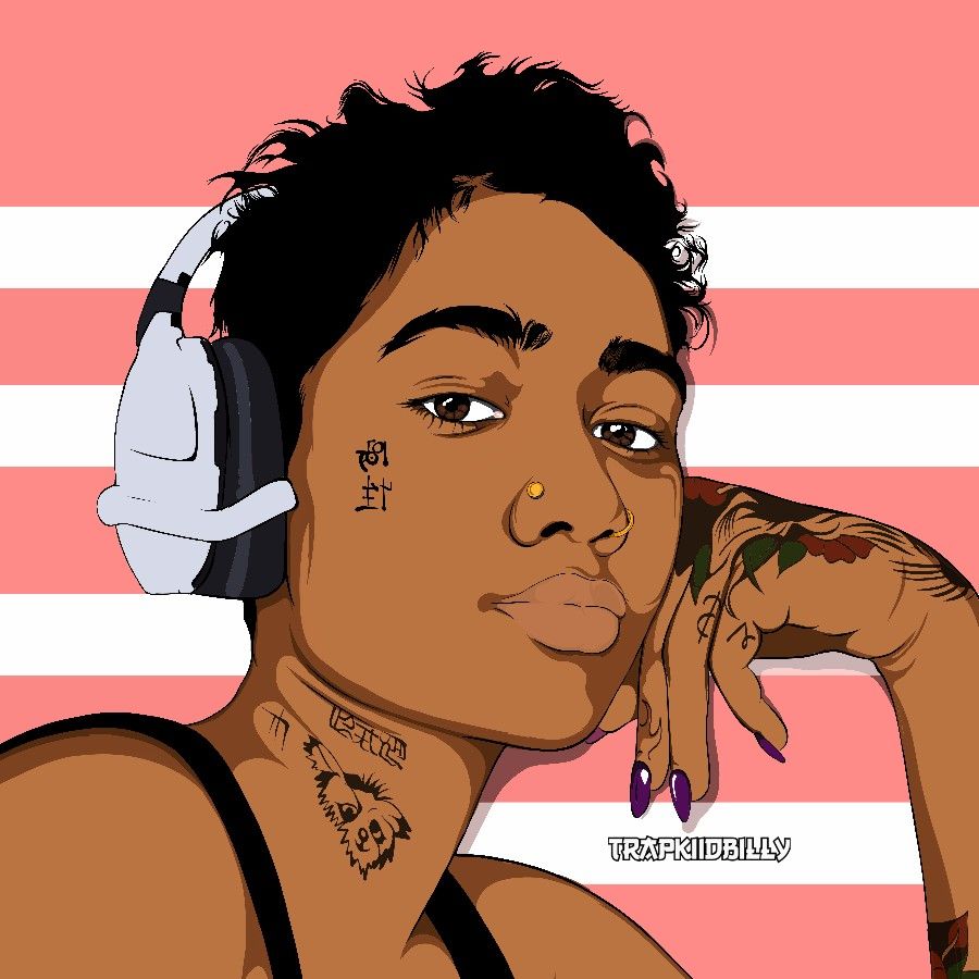 Klondike Blond cartoon art by #trapkiidbilly Pink gamer girl wallpaper. Trap art, Klondike, Unique drawings