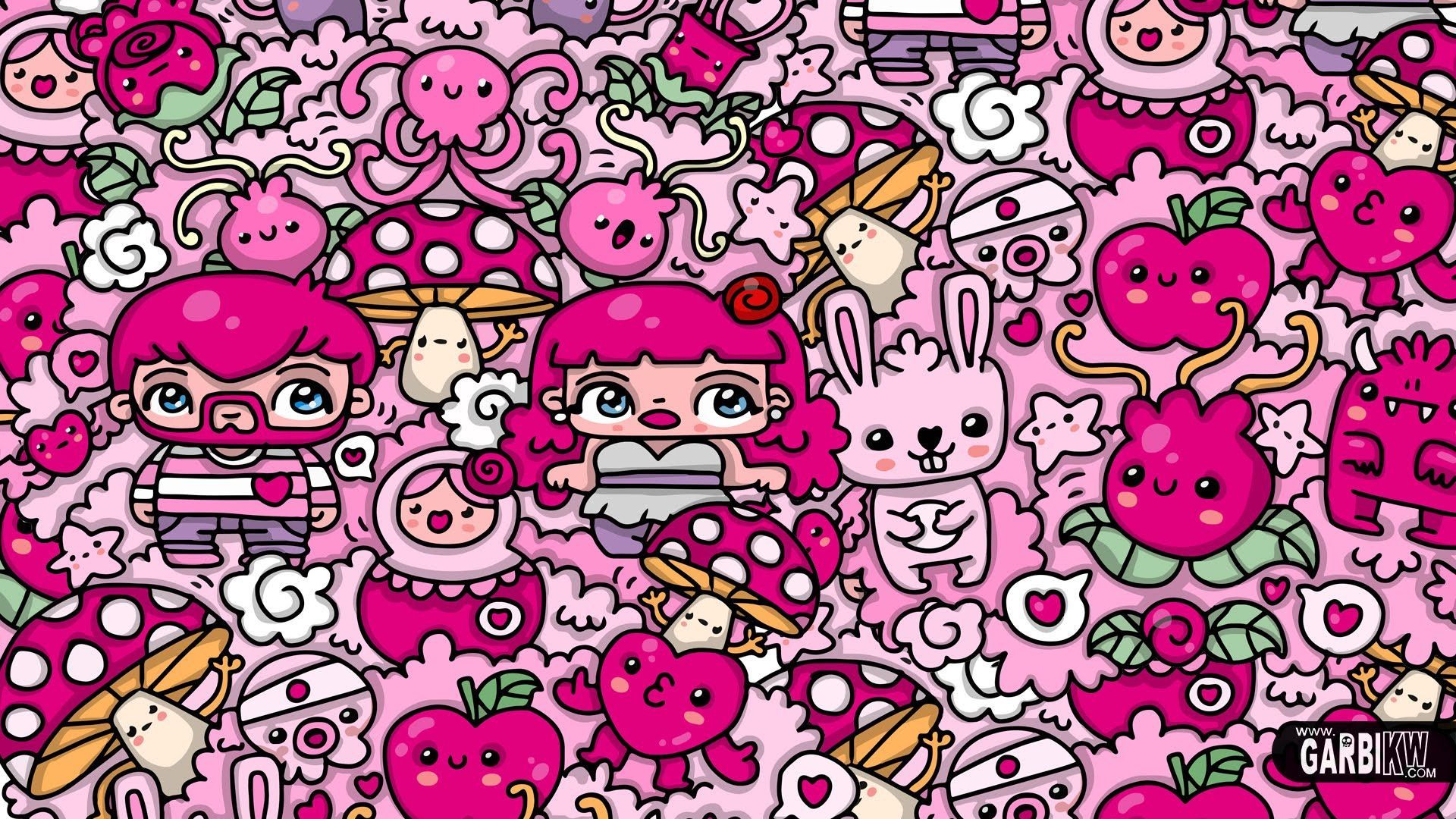 Kawaii Monster Wallpaper