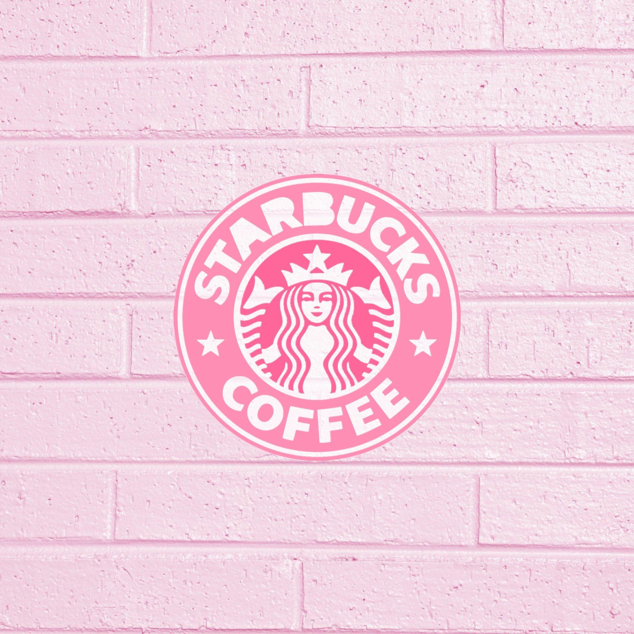 Rose Gold Background Starbucks Wallpaper