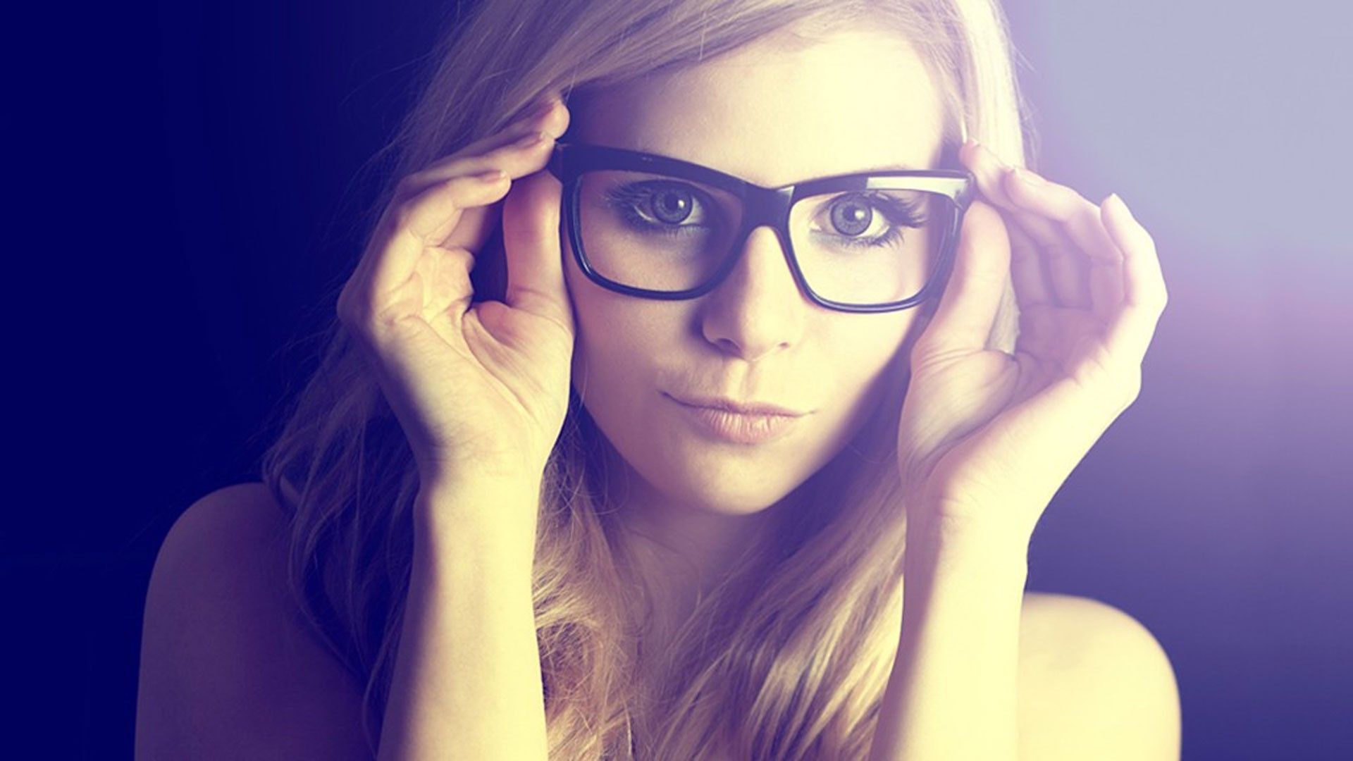 women, Glasses, Filter Wallpaper HD / Desktop and Mobile Background