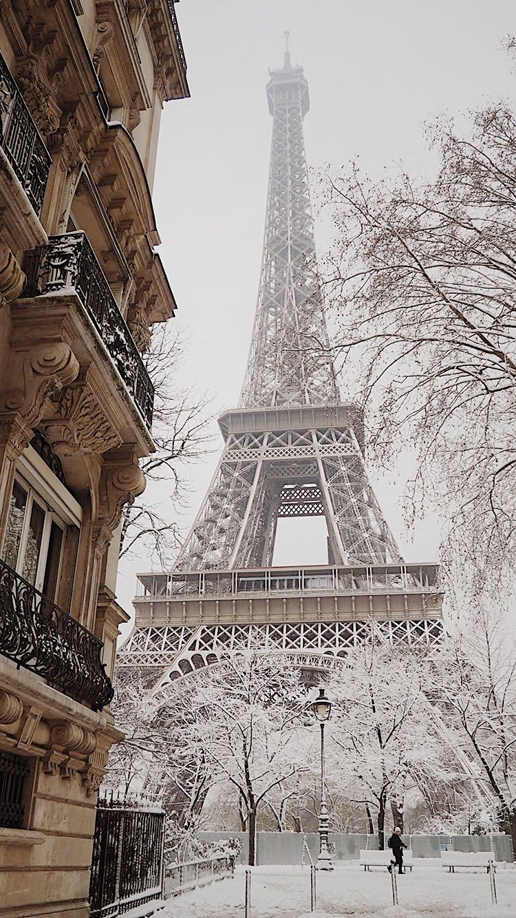 Paris Winter Wallpaper Free Paris Winter Background