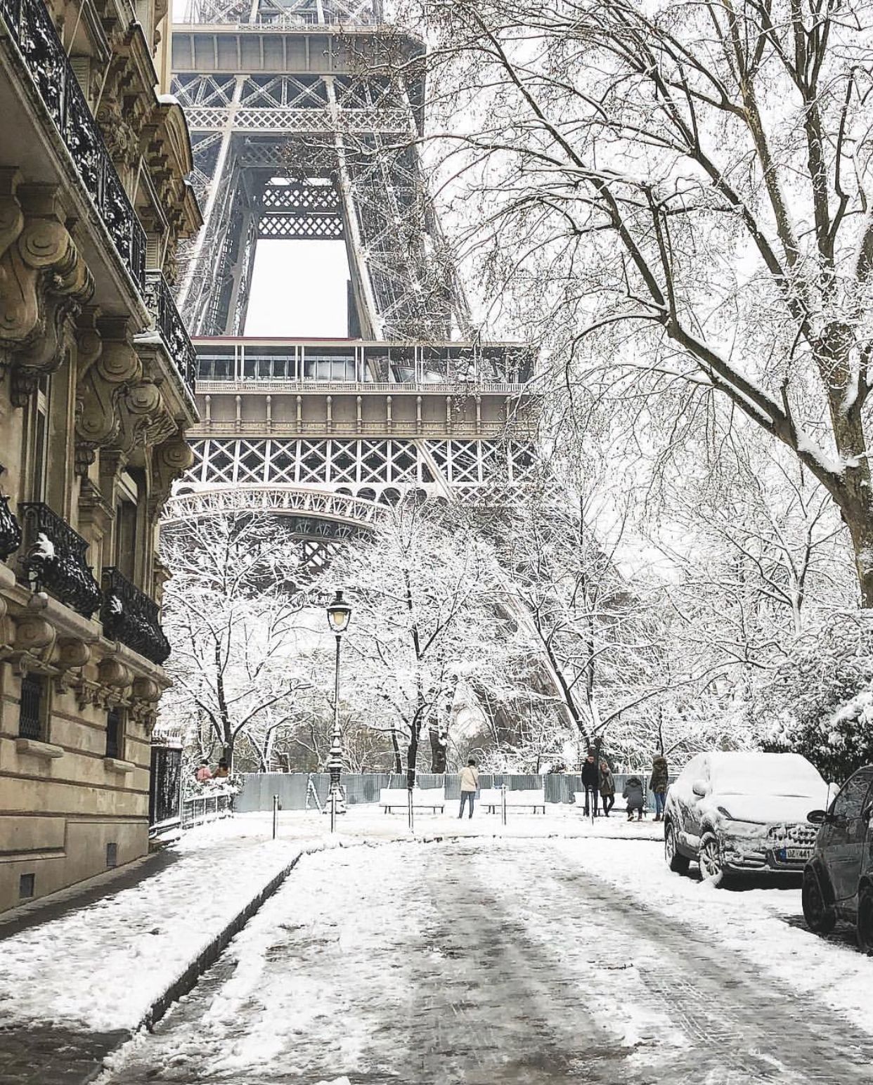 Eiffel Tower. Paris, France. Winter • Snow. France winter, Christmas in paris, Paris winter