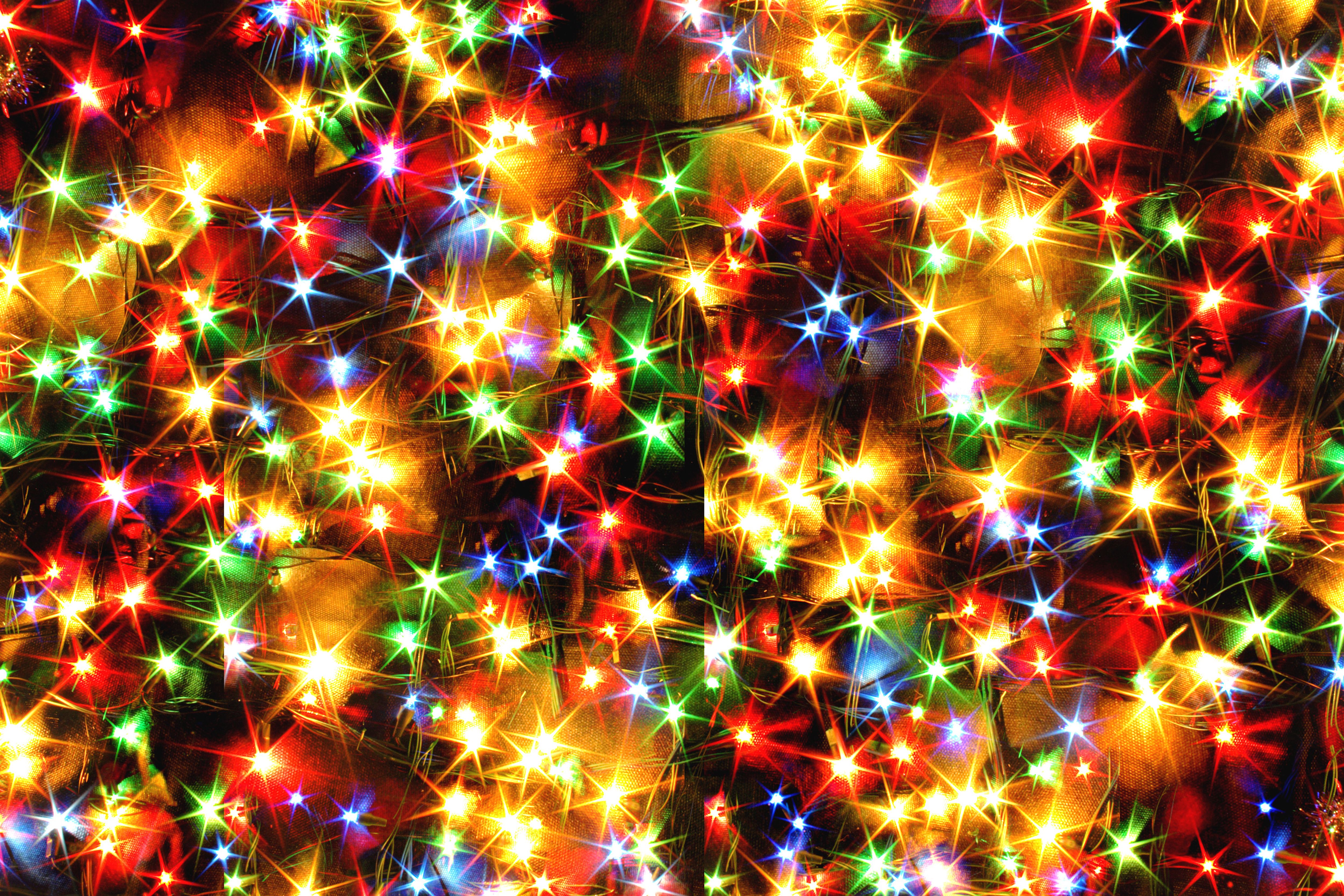 Title Christmas Lights Holiday Christmas Light Lights Wallpaper 4k HD Wallpaper