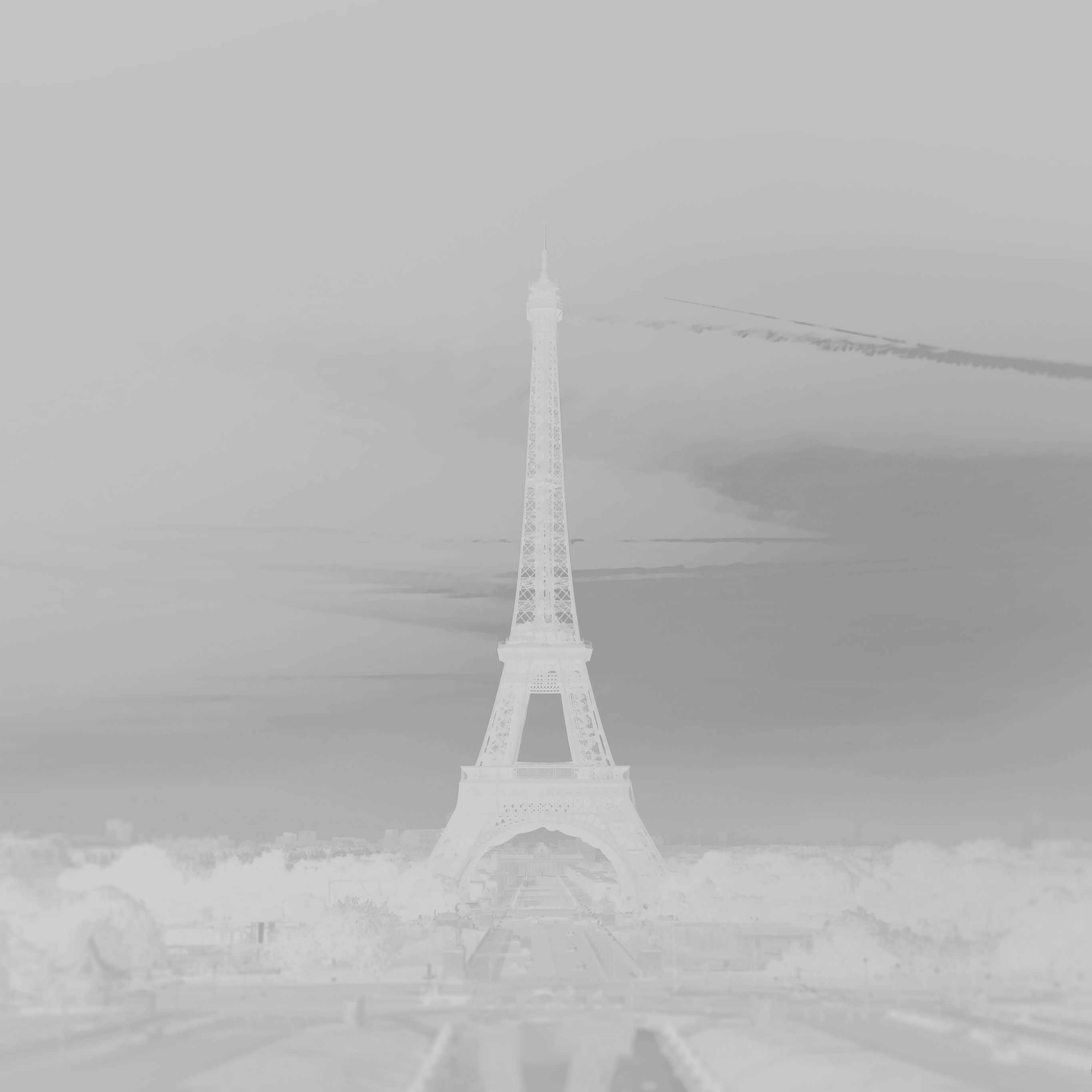 City Of Love Paris Eiffel Tower France White Wallpaper