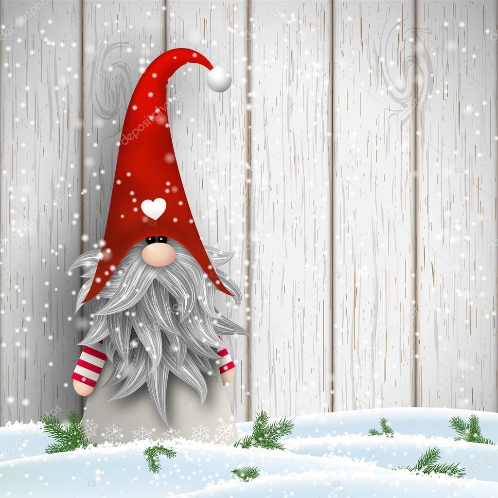 HD wallpaper gnome Santa figurine on snow ground santa claus christmas  motif  Wallpaper Flare