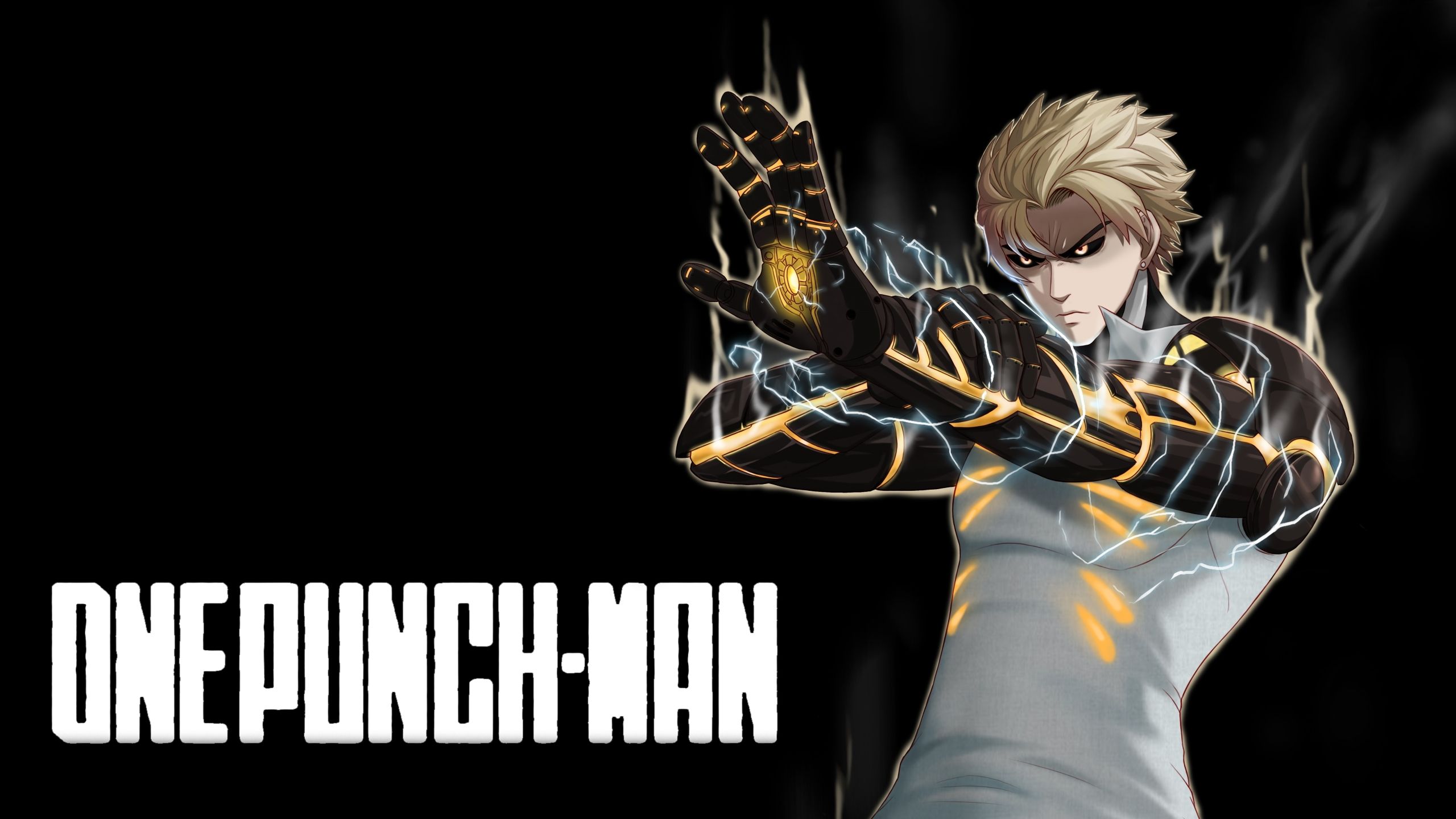 2560x1440 Resolution Saitama All One-Punch Man Art 1440P