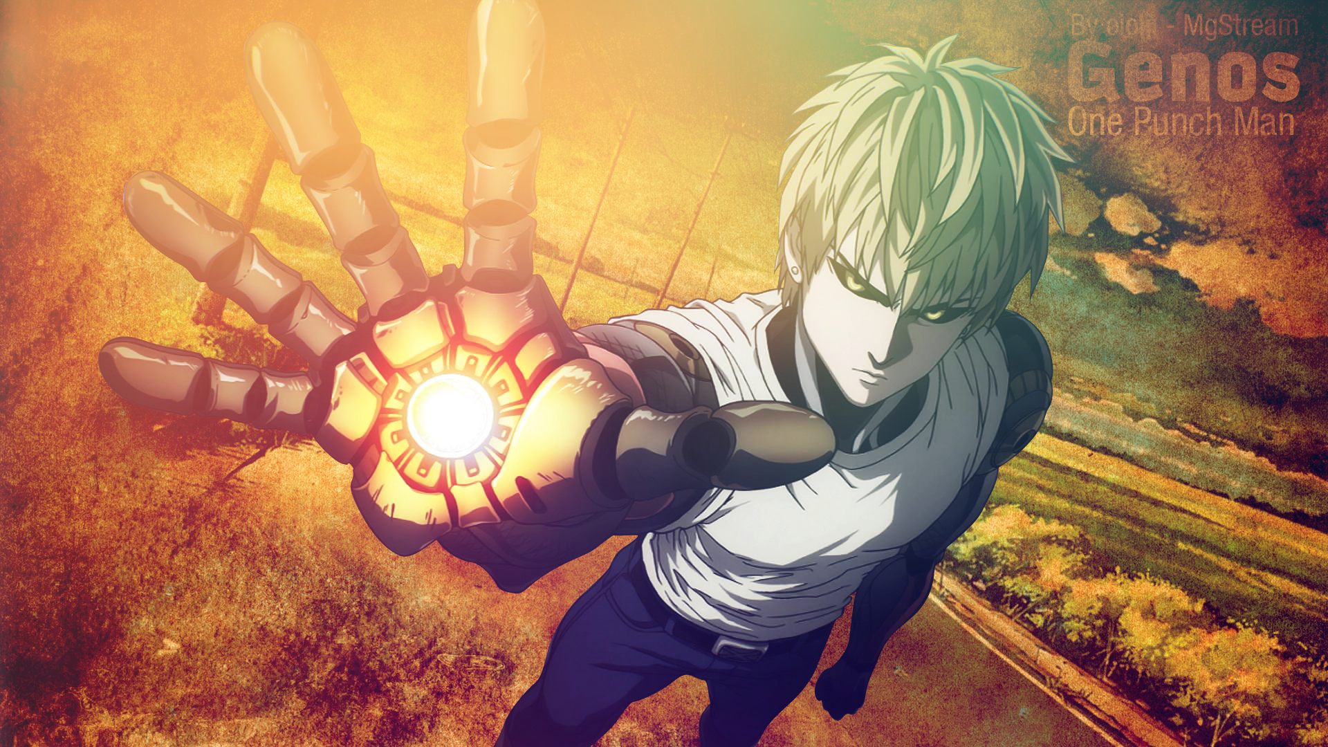 Anime One Punch Man Genos (One Punch Man) Wallpaper. One Punch Man, One Punch, Man Wallpaper