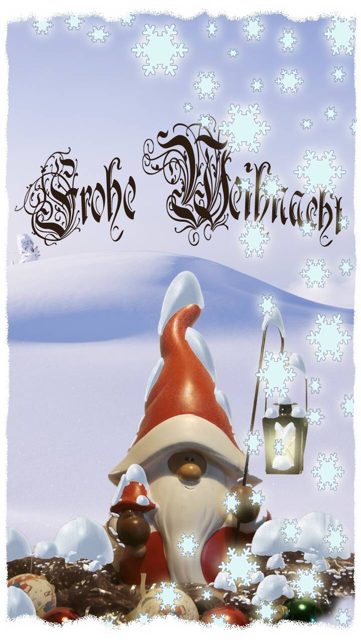 Christmas Gnome Desktop Wallpaper