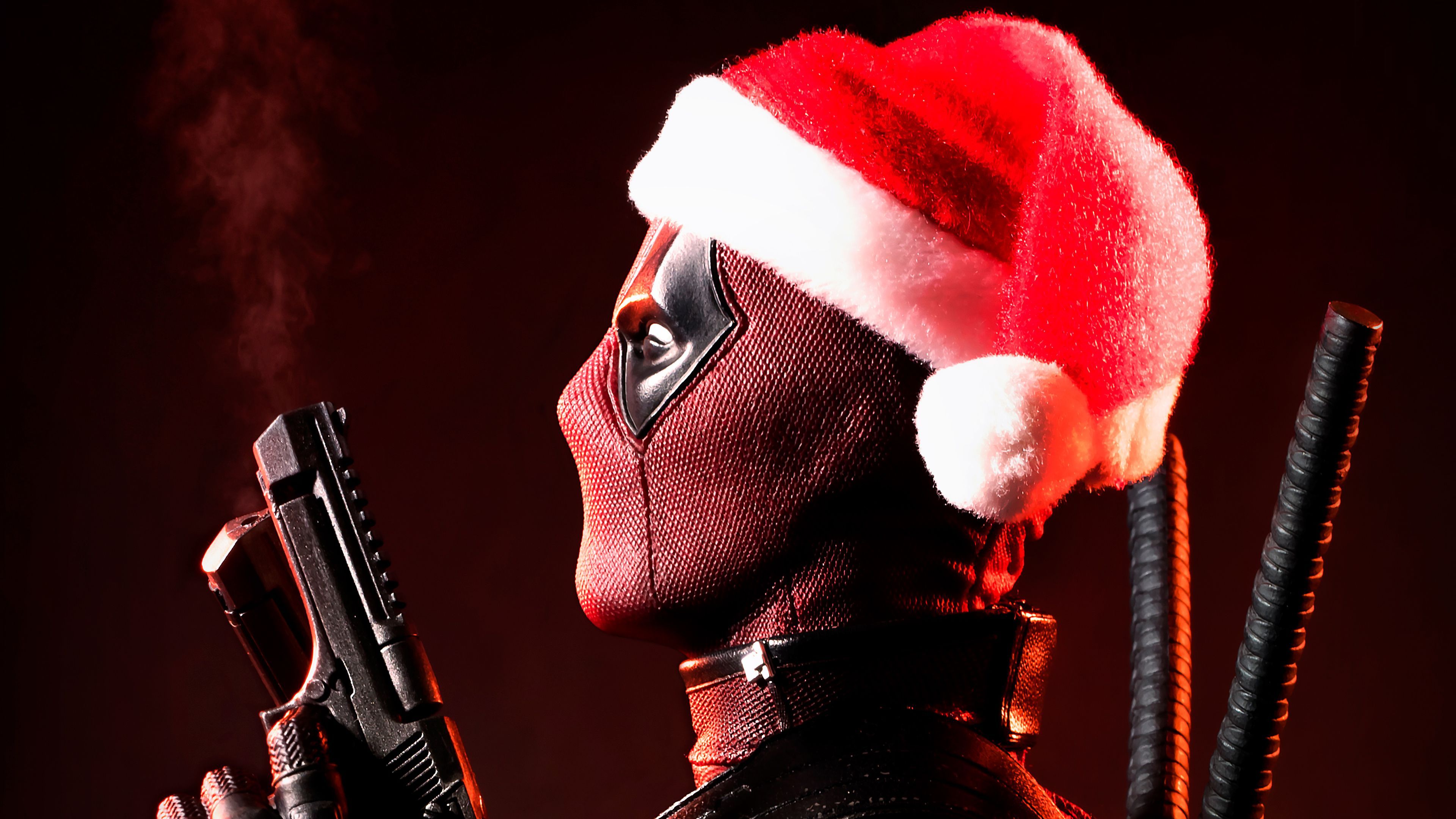 Deadpool XMAS 4k Superheroes Wallpaper, Hd Wallpaper, Flickr Wallpaper, Deadpool Wallpaper, 4k Wallpaper. Deadpool Wallpaper, Superhero, Deadpool