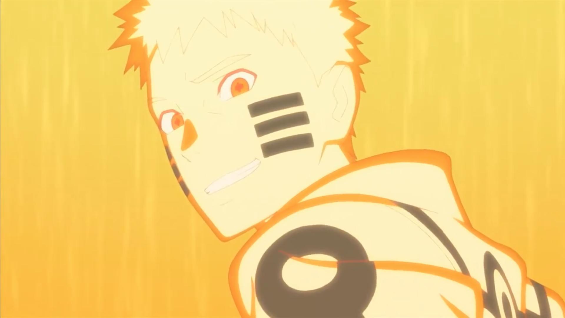 What form is Adult Naruto using as Hokage in Boruto Series ?