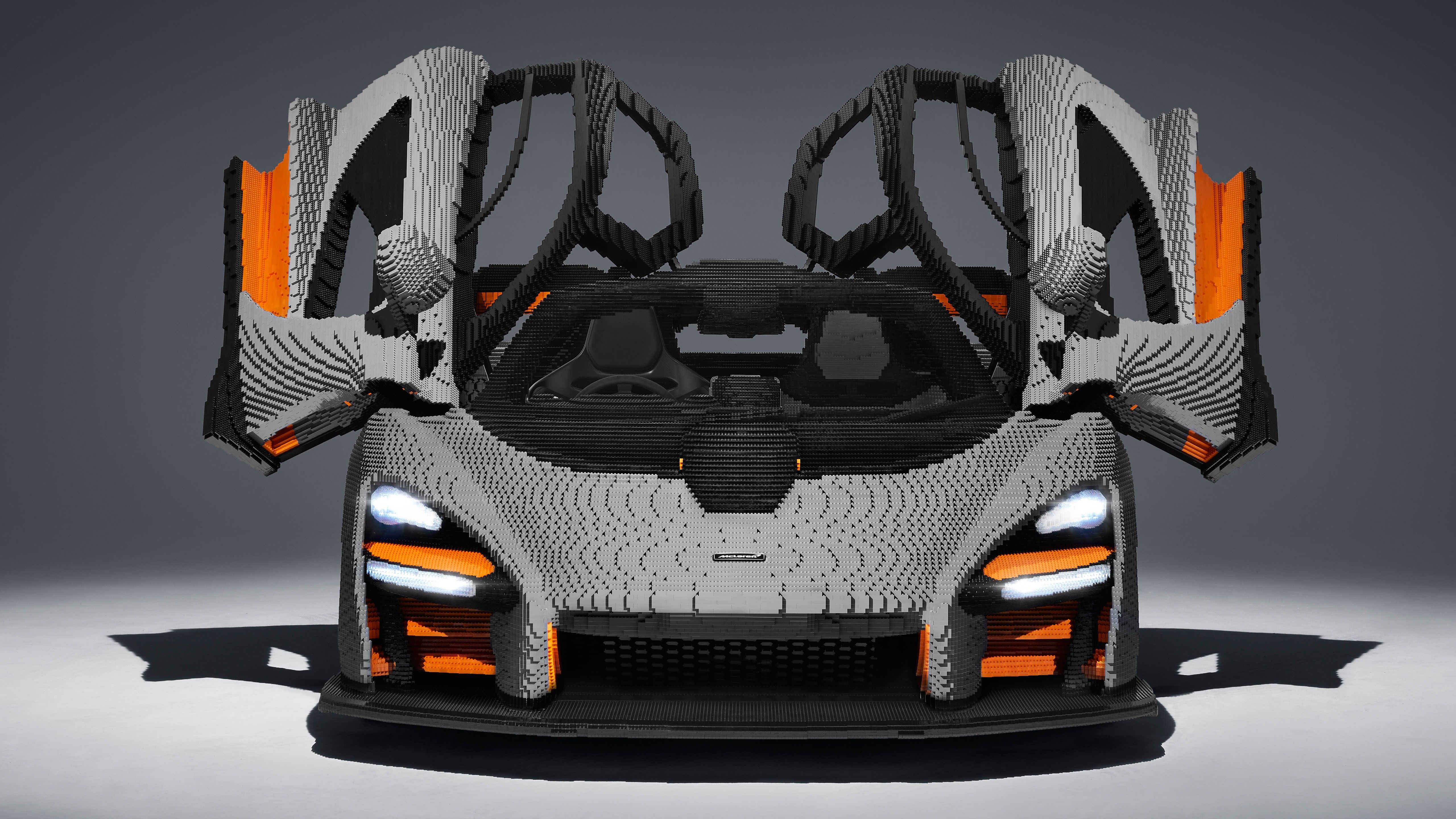 5K Wallpaper of 2019 Lego Mclaren Senna Car
