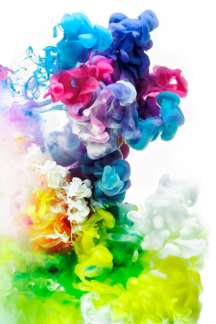Colorful smoke Wallpaper 4K Black background Abstract 8426