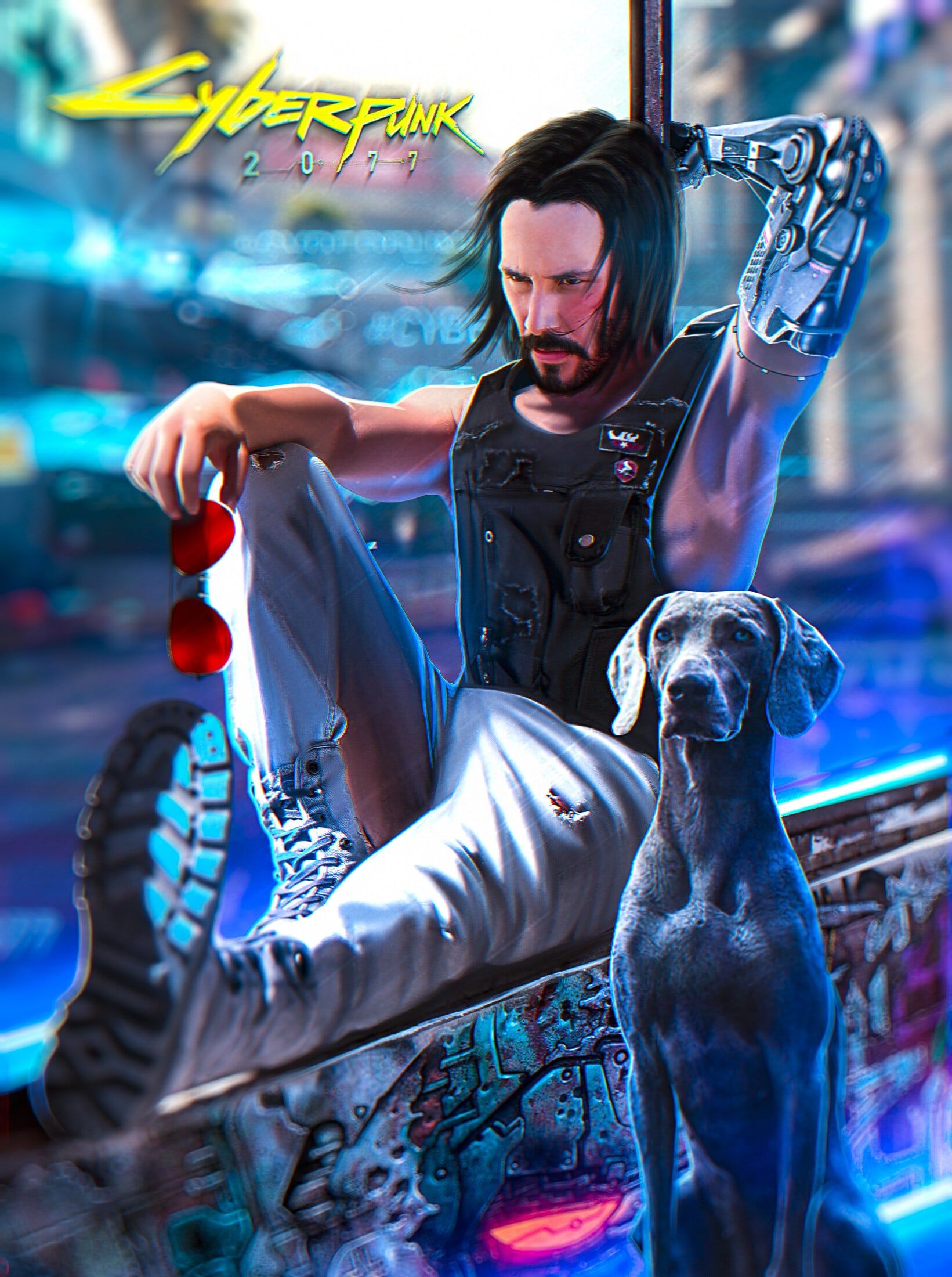 Cyberpunk 2077 Wallpaper for iPhone Free HD Wallpaper