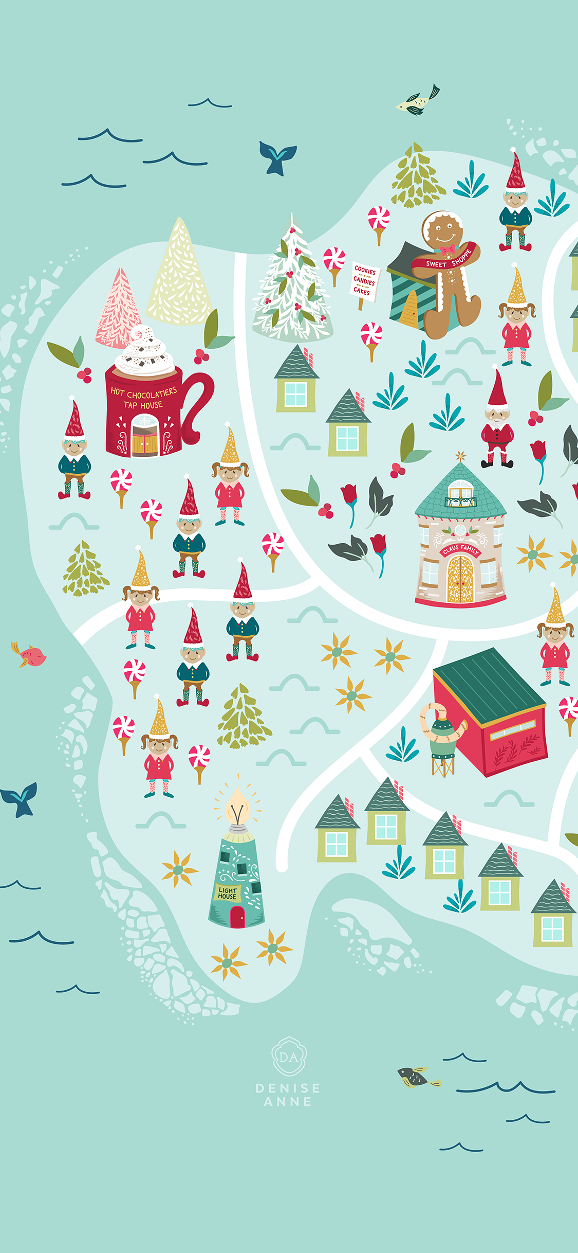 Free Christmas Phone Wallpaper's North Designs
