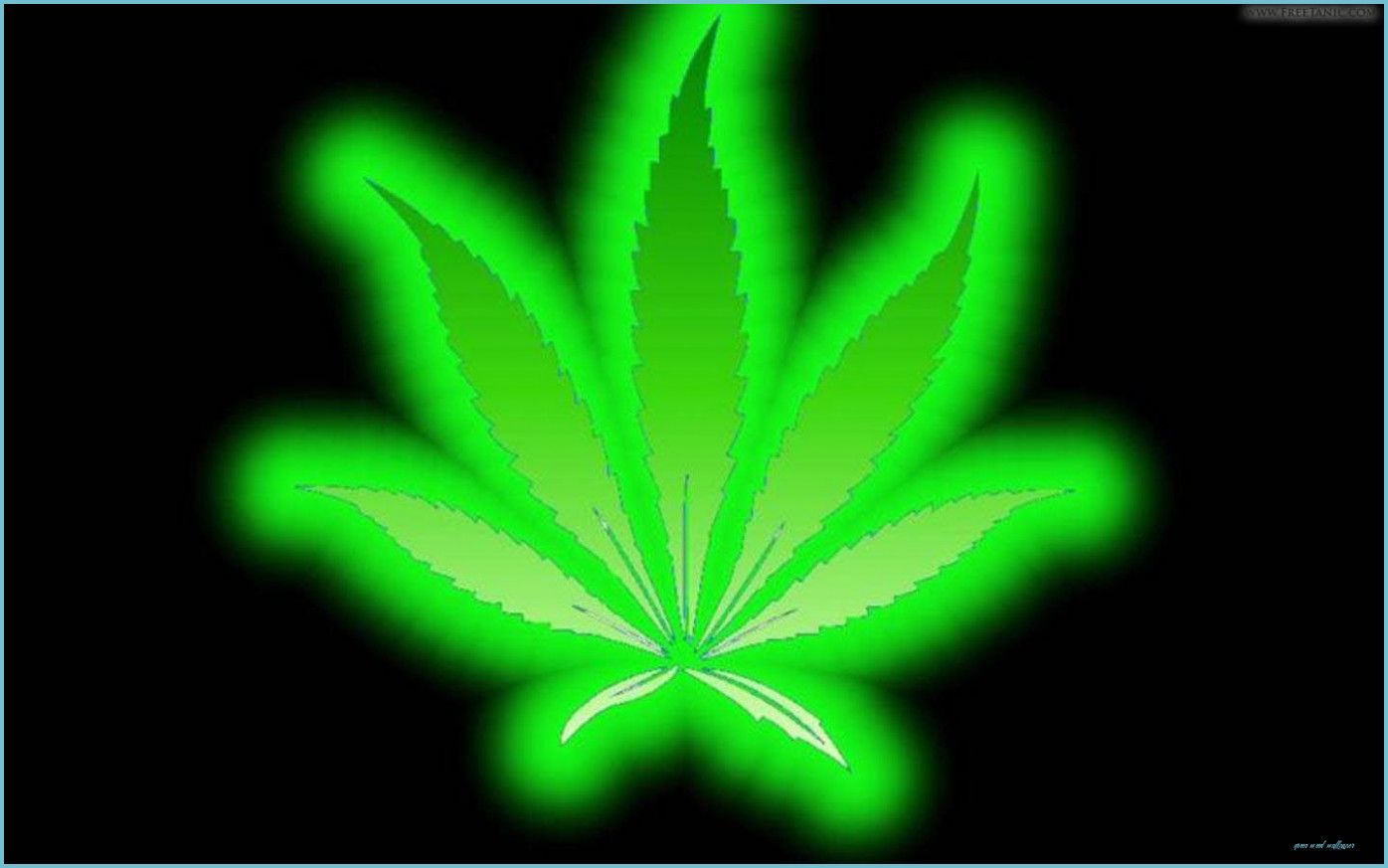 The Latest Trend In Green Weed Wallpaper