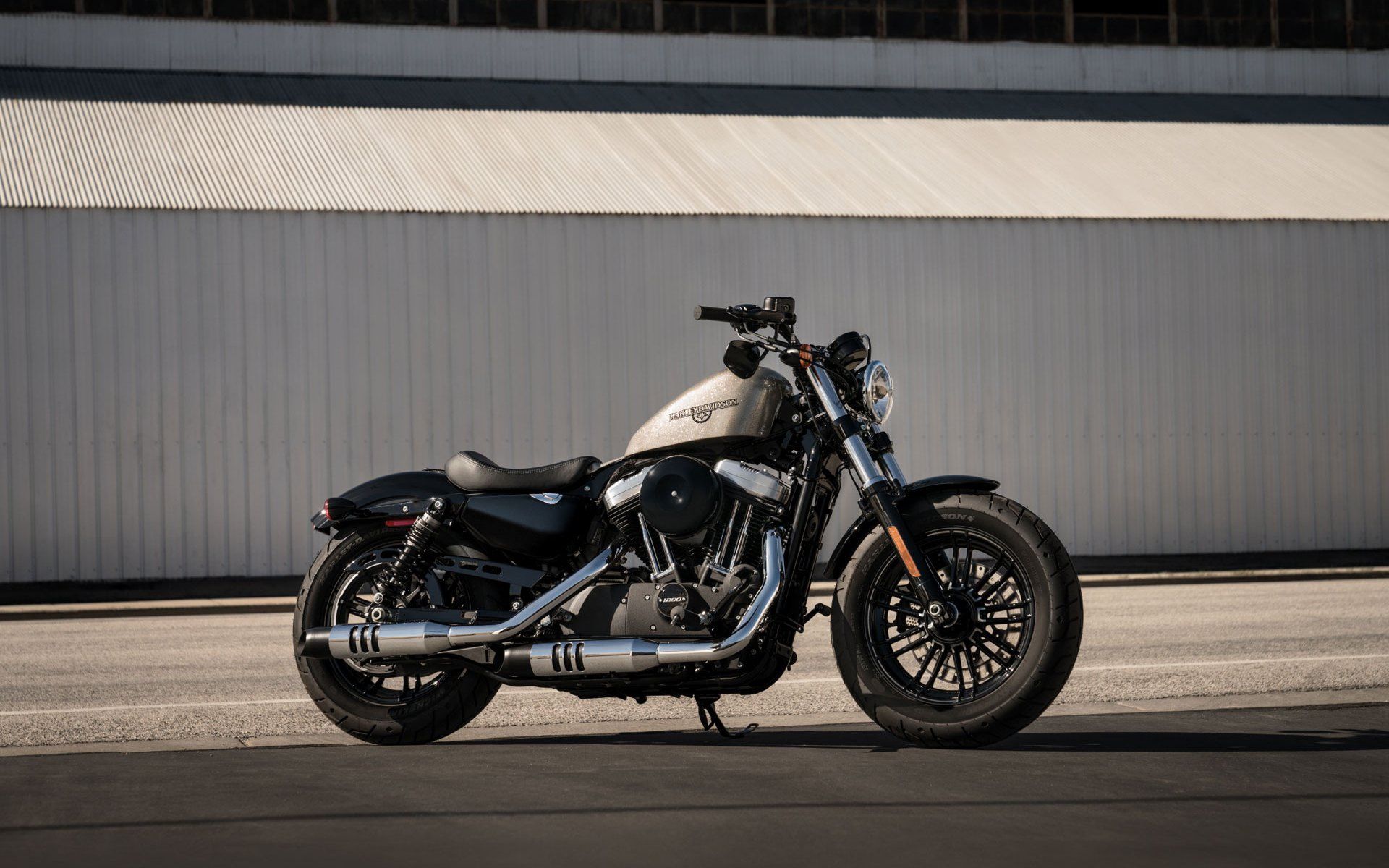 Download Wallpaper Harley Davidson Forty Eight, 2020, Side View, American Motorcycles, New Silver Forty Eight, Harley Davidson For Desktop With Resolution 1920x1200. High Quality HD Picture Wallpaper