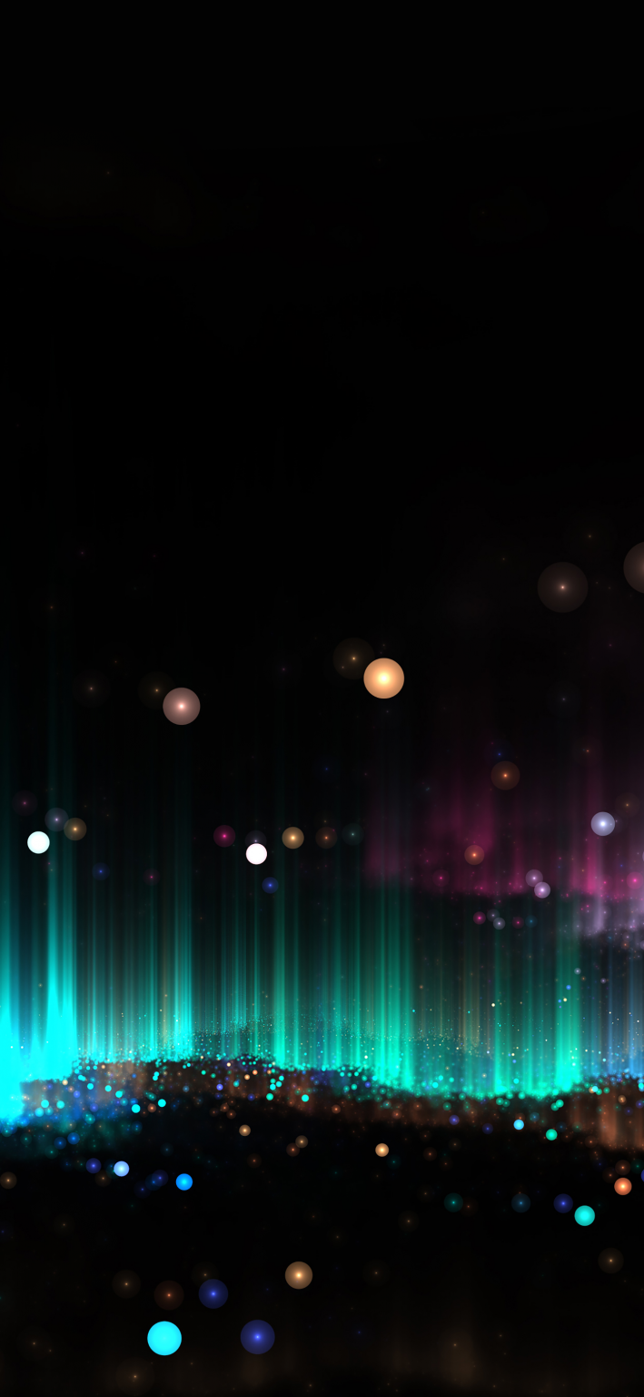 OLED space wallpaper optimized for iPhone