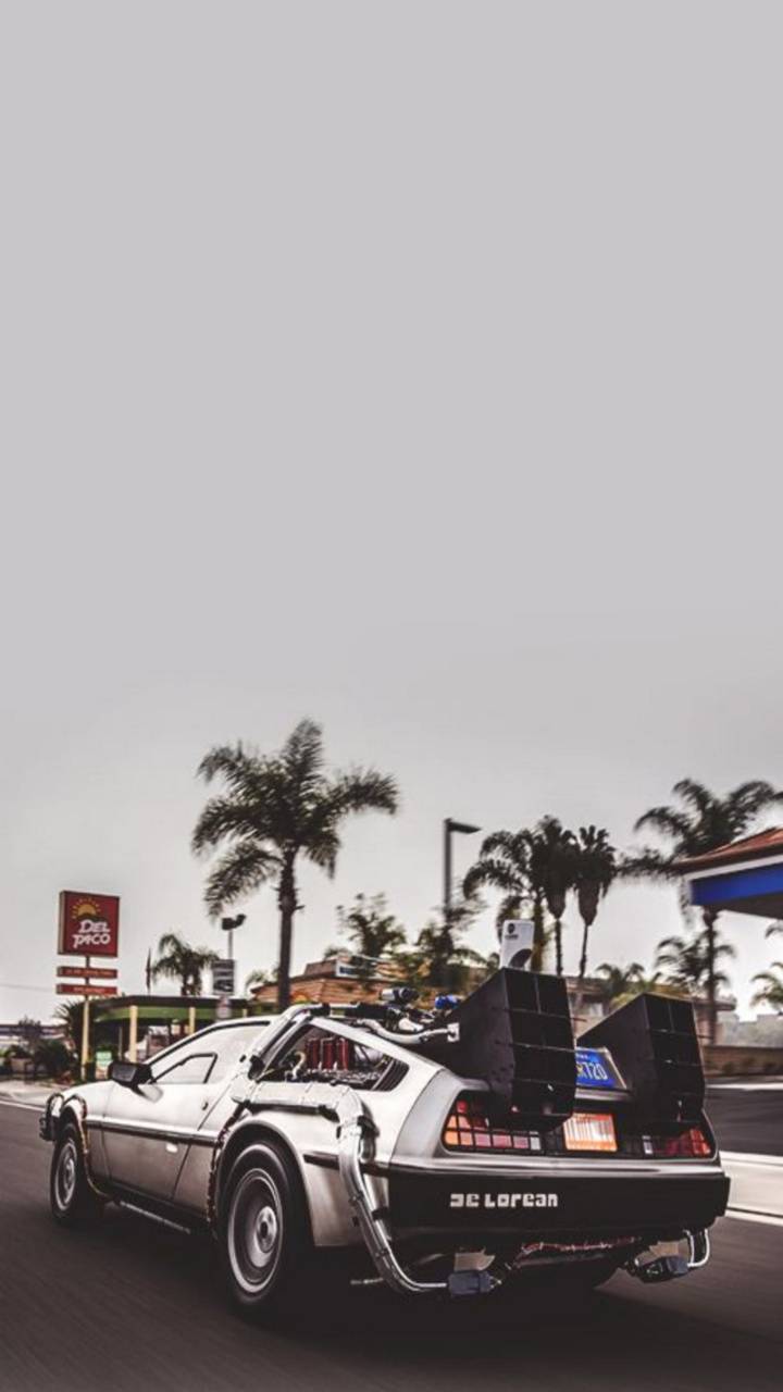 Delorean BTTF wallpaper
