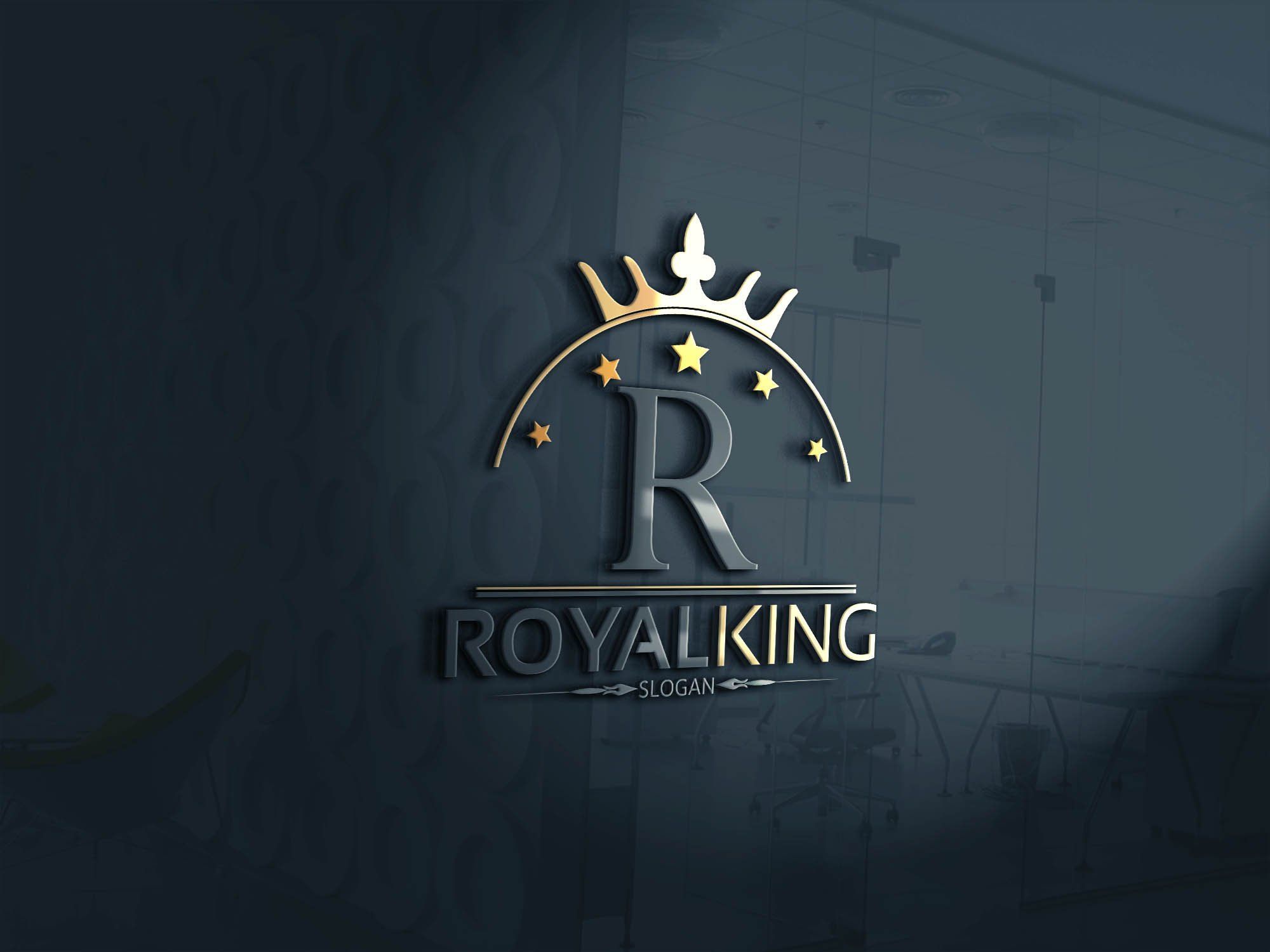 Royal King Logo. Logo design free , Photo logo design, Corporate logo design