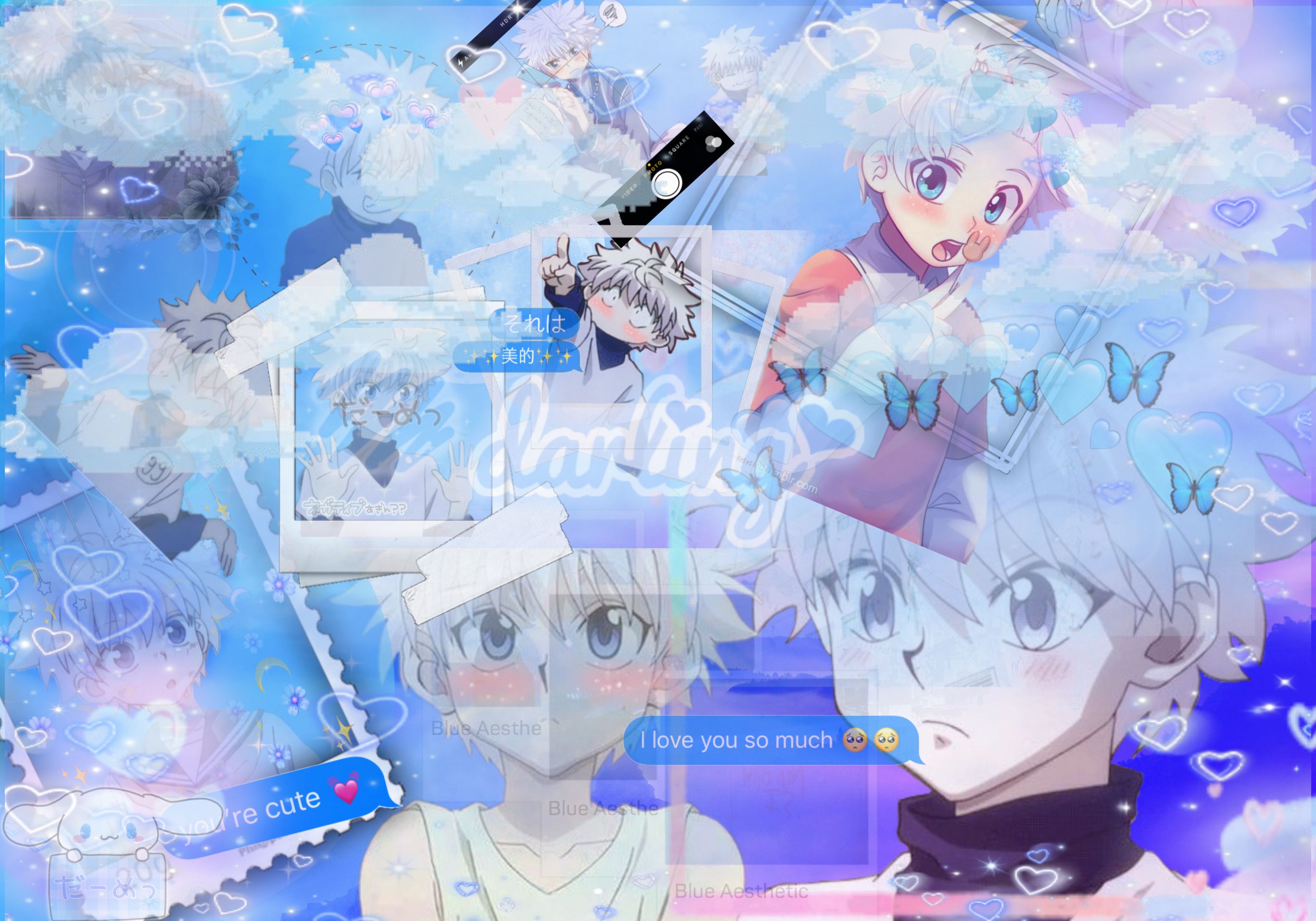 Blue Aesthetic Anime Wallpapers Killua