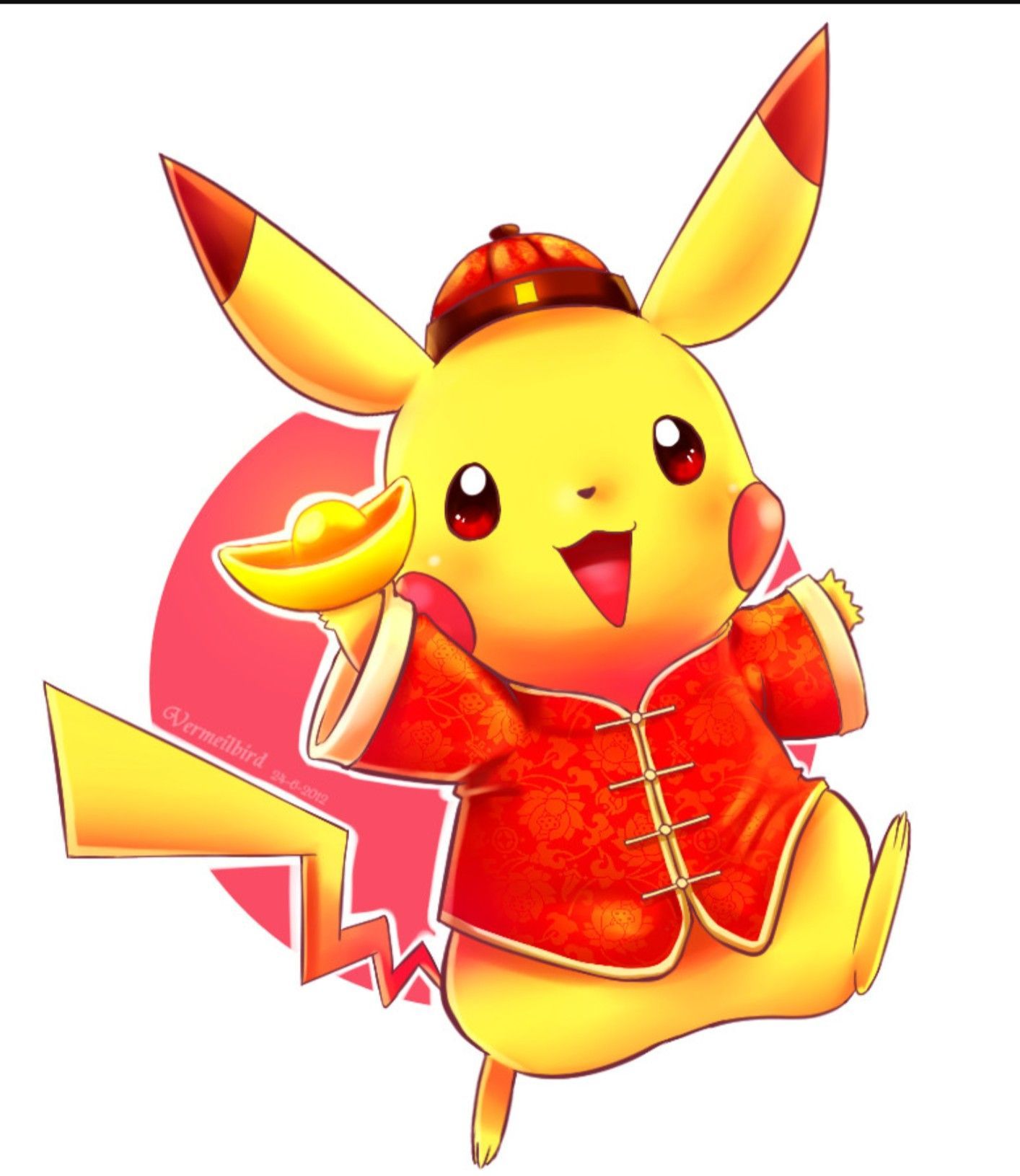 Chinese new year. Pikachu, Pokemon, Cute pikachu