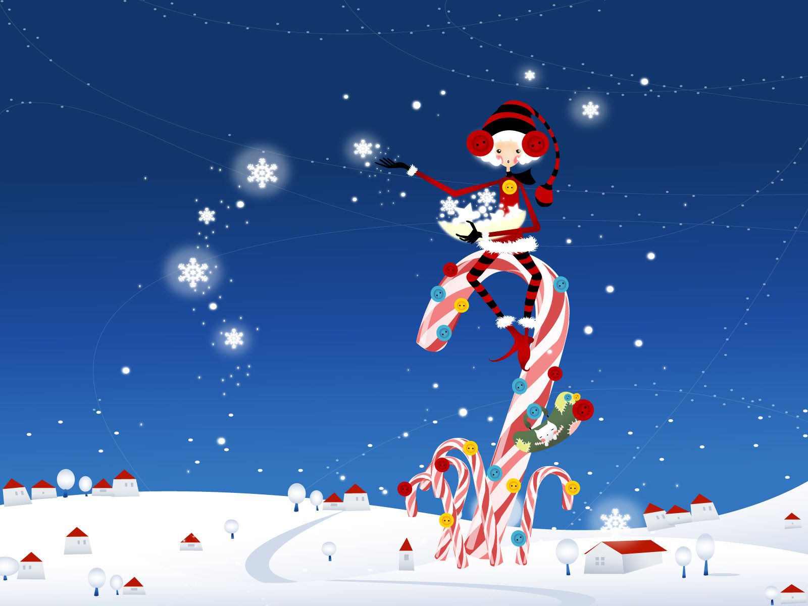Free Animated Christmas Wallpaper for Desktop