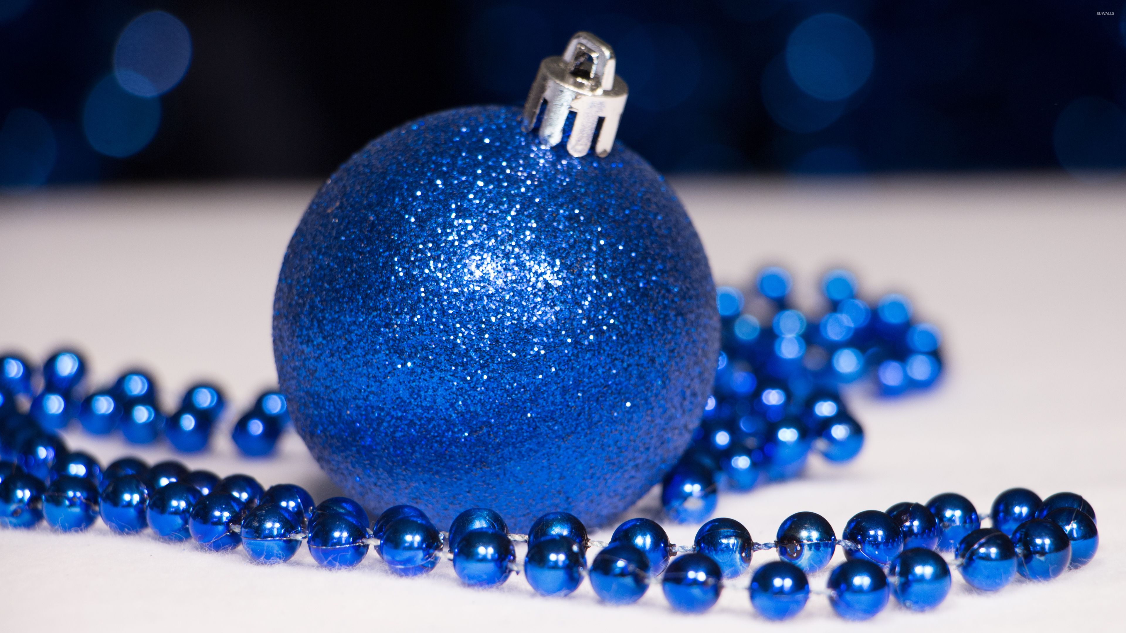 Free download Blue Christmas ornaments wallpaper Holiday wallpaper 51140 [3840x2160] for your Desktop, Mobile & Tablet. Explore Blue Ornaments Wallpaper. Blue Ornaments Wallpaper, Christmas Ornaments Wallpaper, Christmas Ornaments Wallpaper