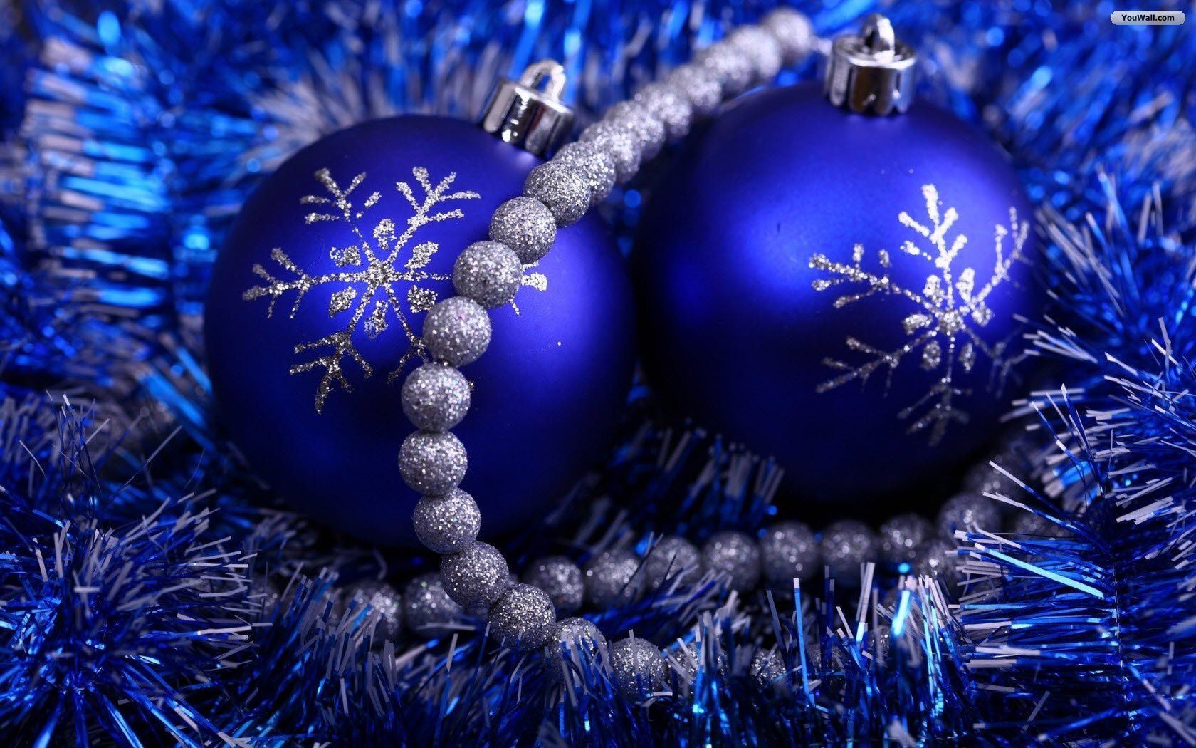 Christmas Decorations (1680×1050). Christmas Wallpaper Free, Winter Holiday Decorations, Blue Christmas Ornaments