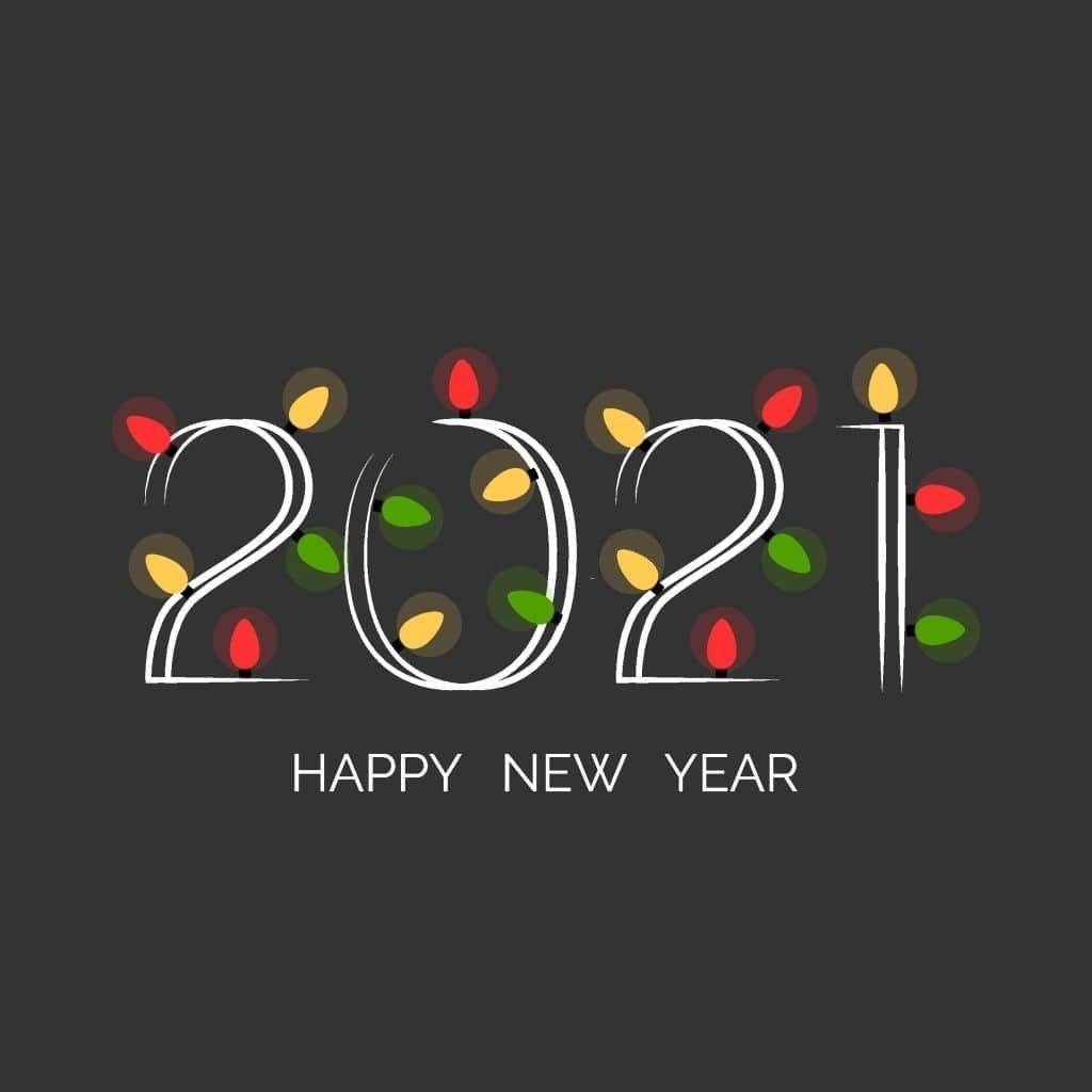 Stunning Happy New Year Image 2021. Happy new year image, Happy new year typography, Happy new year picture