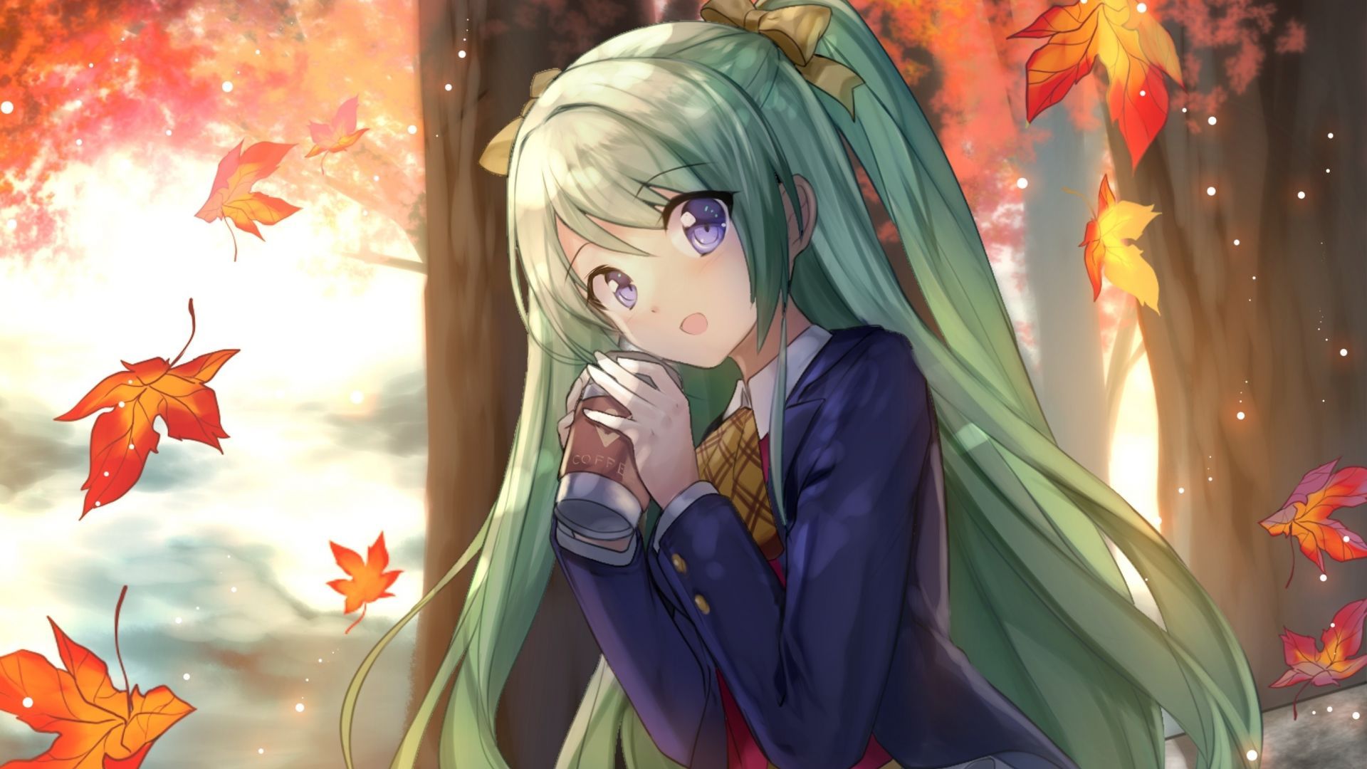 Cute Anime Girls Autumn Wallpapers - Wallpaper Cave